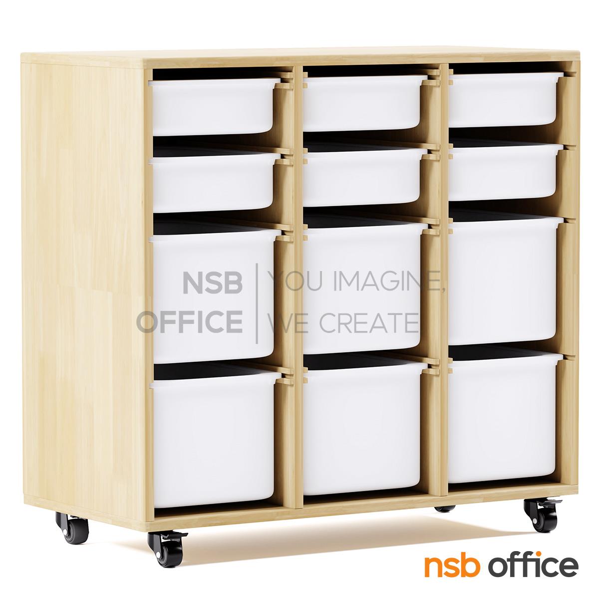 ชั้นเก็บอุปกรณ์การเรียน รุ่น Chiffon (ชิฟฟ่อน) ขนาด 3 ,4 ,5 และ 6 ช่อง พร้อมถาดเก็บของ ล้อเลื่อน