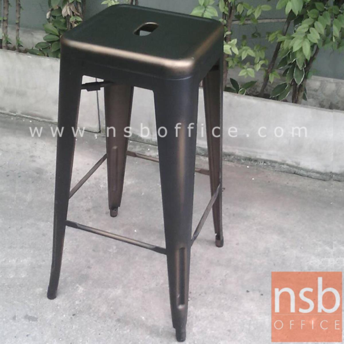 เก้าอี้บาร์สูงเหล็ก รุ่น NP31129 ขนาด 30W cm. โครงเหล็กสีทองแดง