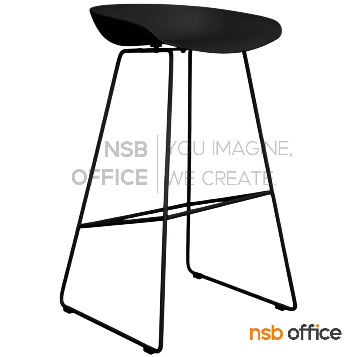 B18A075:เก้าอี้บาร์สูง รุ่น CAMEL (แคมเมิล) ขนาด 43W cm. โครงขาเหล็ก 