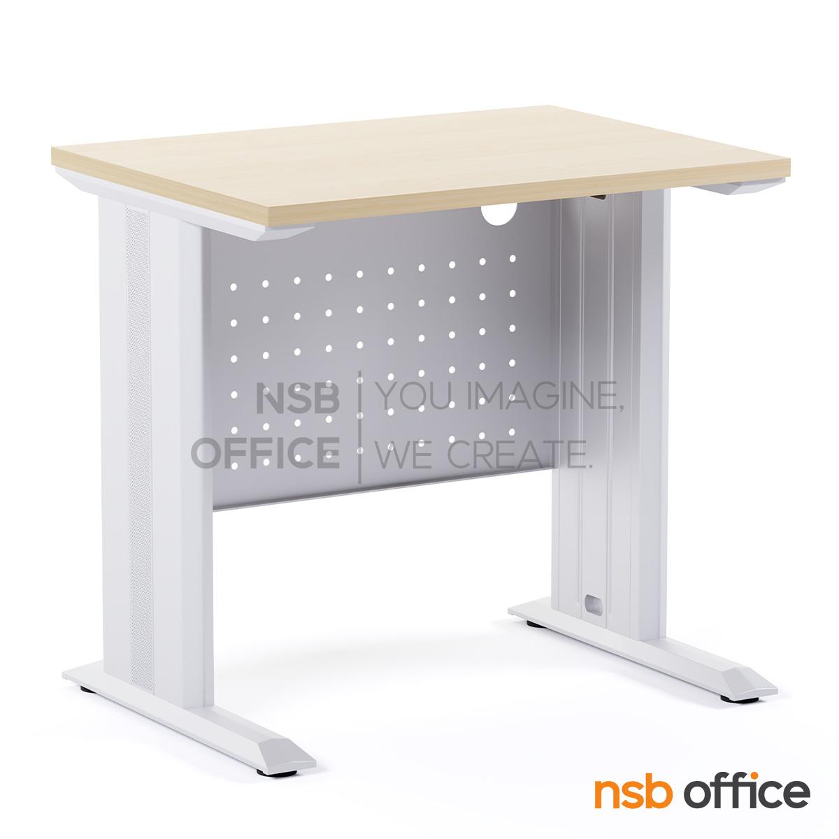 โต๊ะทำงานโล่ง  รุ่น Wendel (เวนเดล) ขนาด 80W cm โครงขาเหล็กสีเทาอ่อน