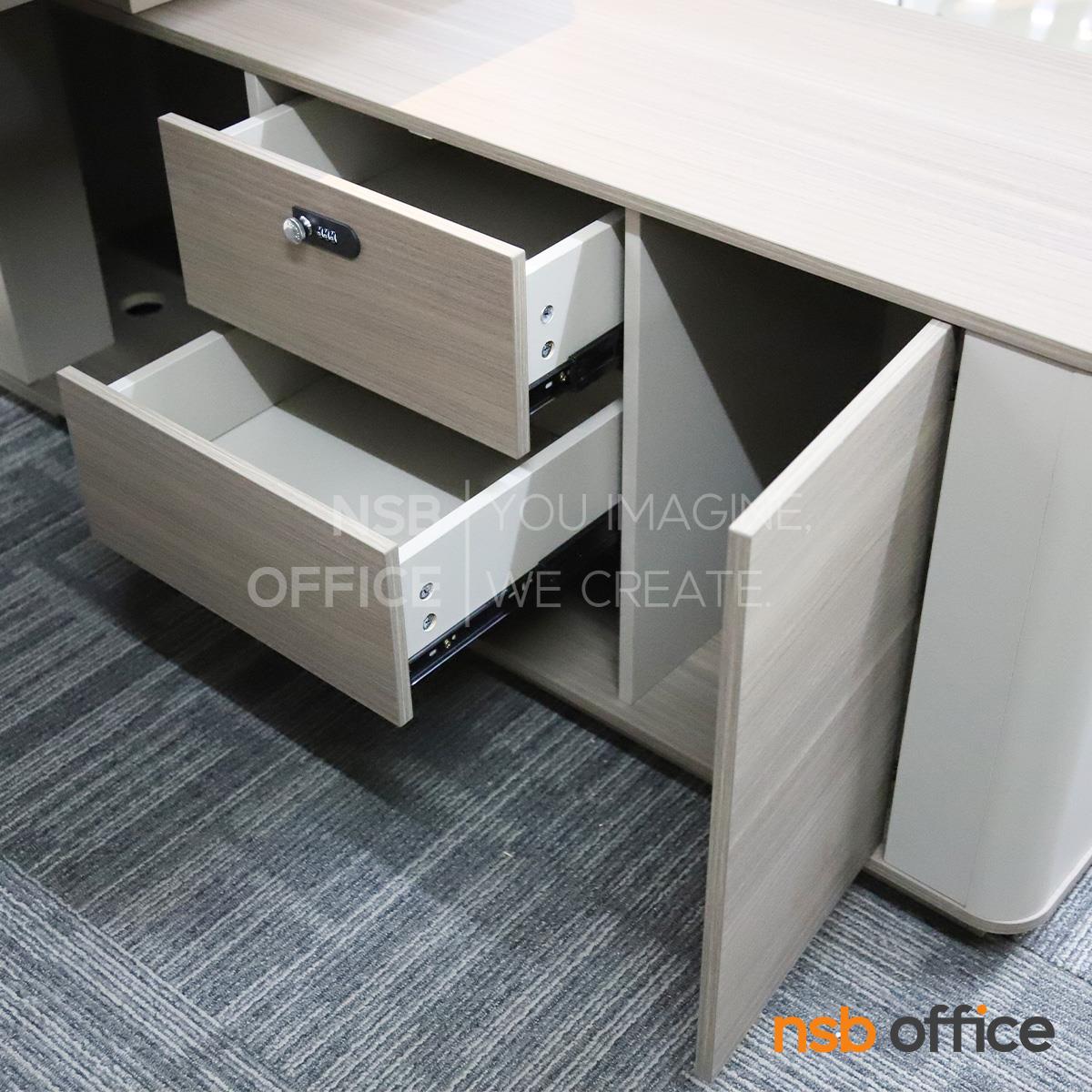 โต๊ะผู้บริหารตัวแอล รุ่น Clawdeen (คลาวดีน) 160W, 180W 