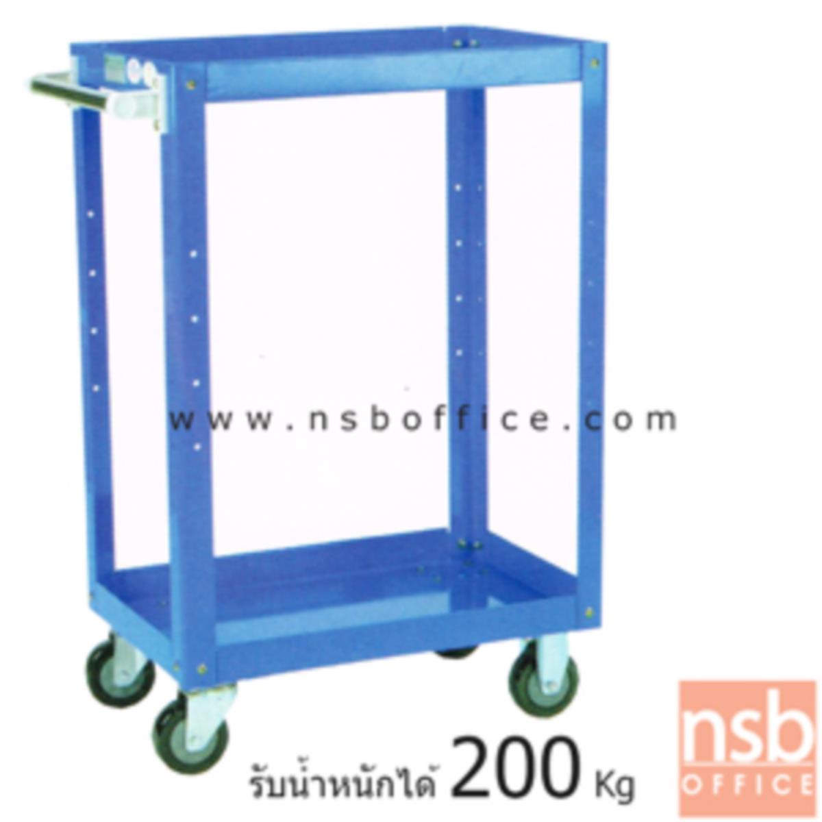 รถเข็นถาดเหล็ก กว้าง 40 ซม. รับน้ำหนักได้ 200 kg.  2 ชั้น และ 3 ชั้น 