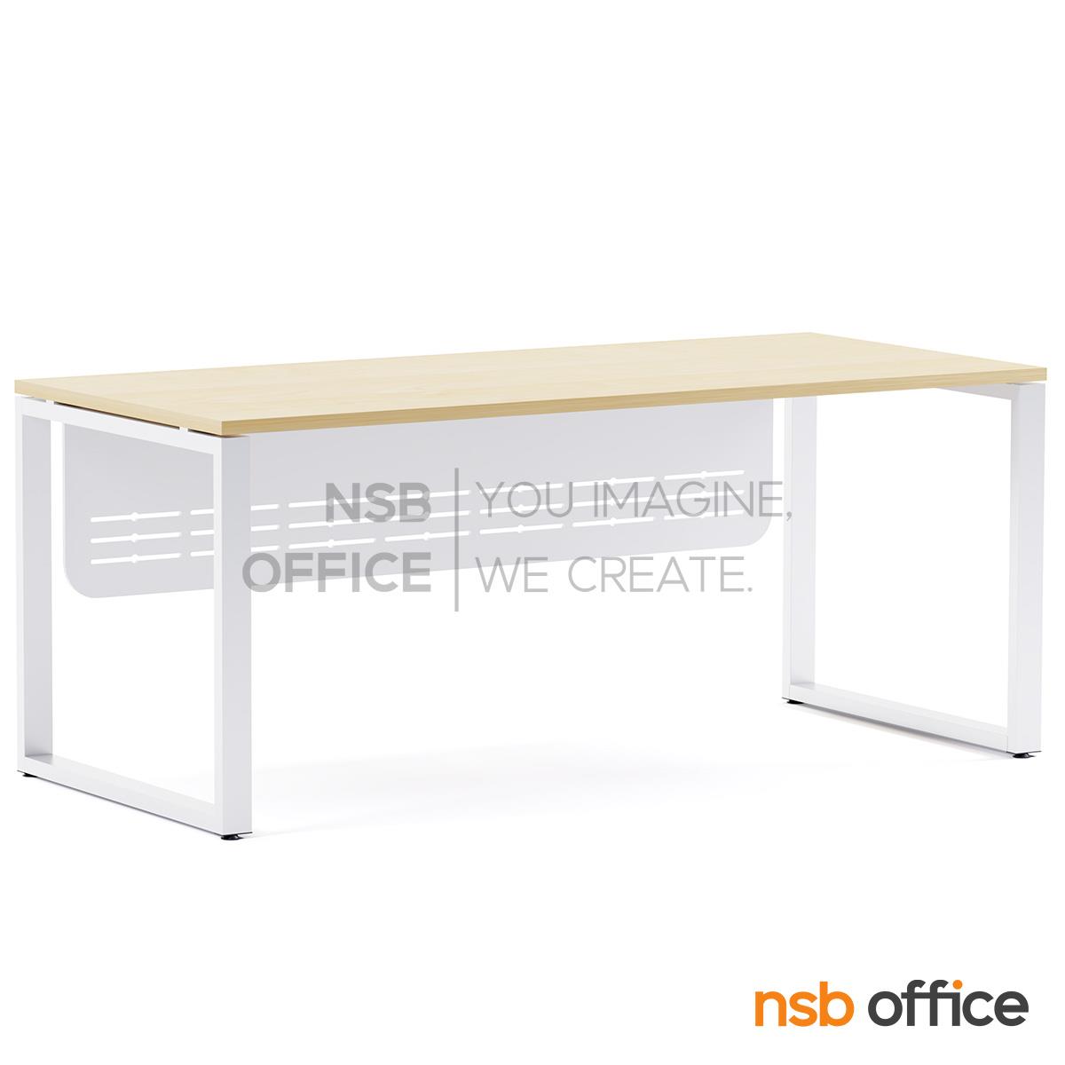 โต๊ะผู้บริหารหน้าตรง รุ่น Dexton (เด็กซ์ตอน)  บังตาเหล็ก