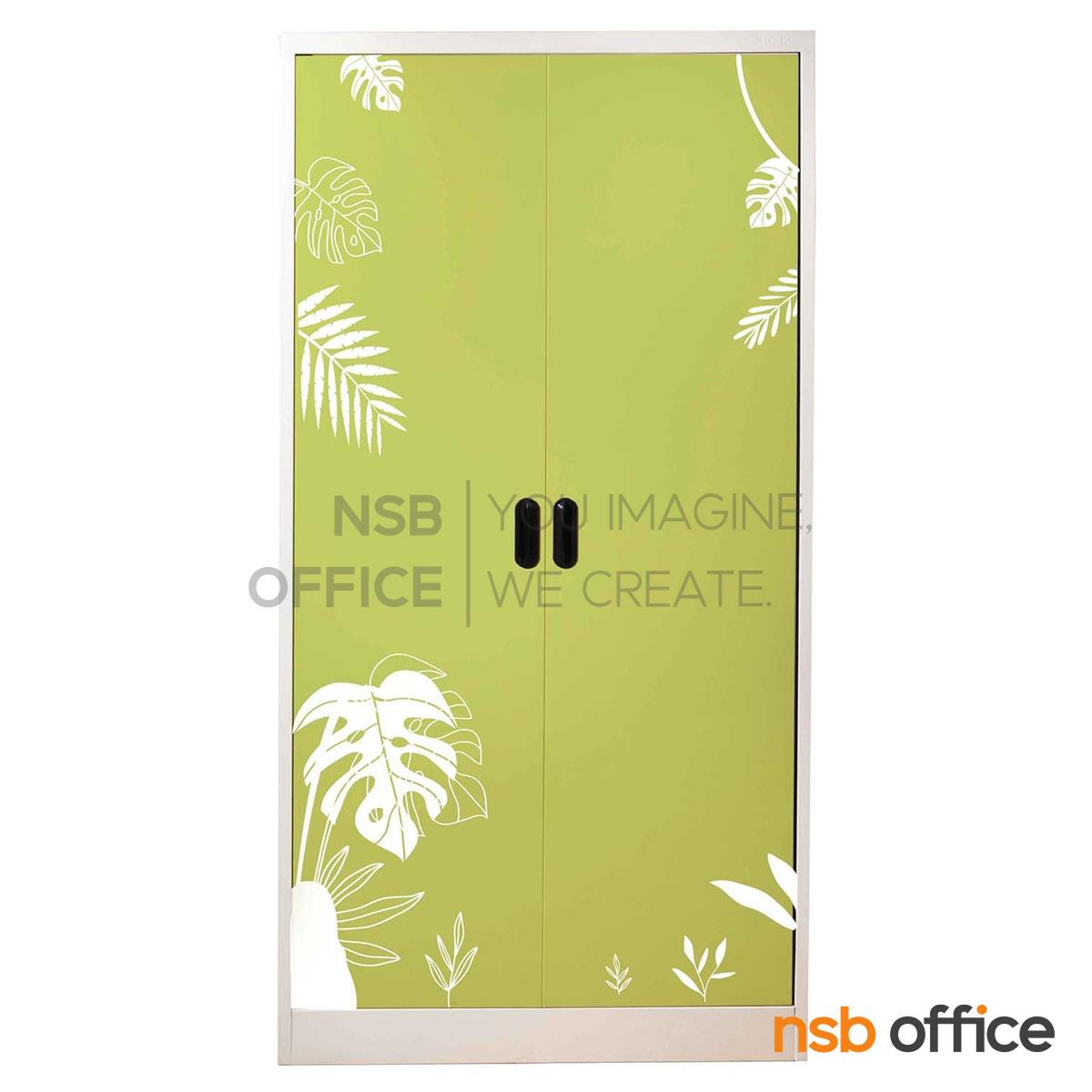 ตู้เสื้อผ้าบานเปิดทึบ รุ่น ODX-18 ขนาด 91.4W*56D*182.9H cm. 