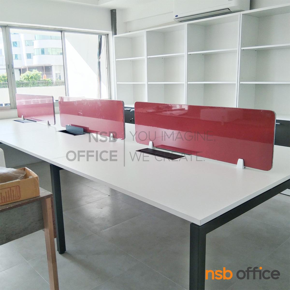 ชุดโต๊ะทำงานกลุ่ม รุ่น Smart-02 4,6 และ 8 ที่นั่ง พร้อมกล่องไฟ A24A034-1 ทุกที่นั่ง
