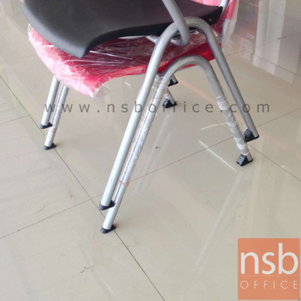 เก้าอี้อเนกประสงค์เฟรมโพลี่ รุ่น Mozen (โมเซน)  ขาเหล็กพ่นสีเทาเมทัลลิค 