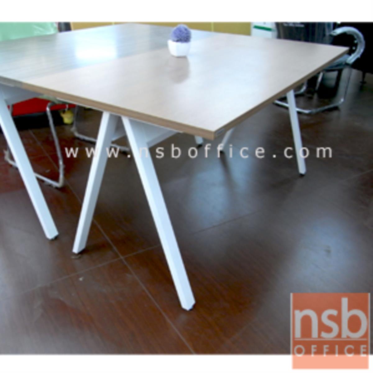 โต๊ะทำงาน  รุ่น DK-ALEG15  ขนาด 150W*75H cm. ขาเหล็กตัวเอ