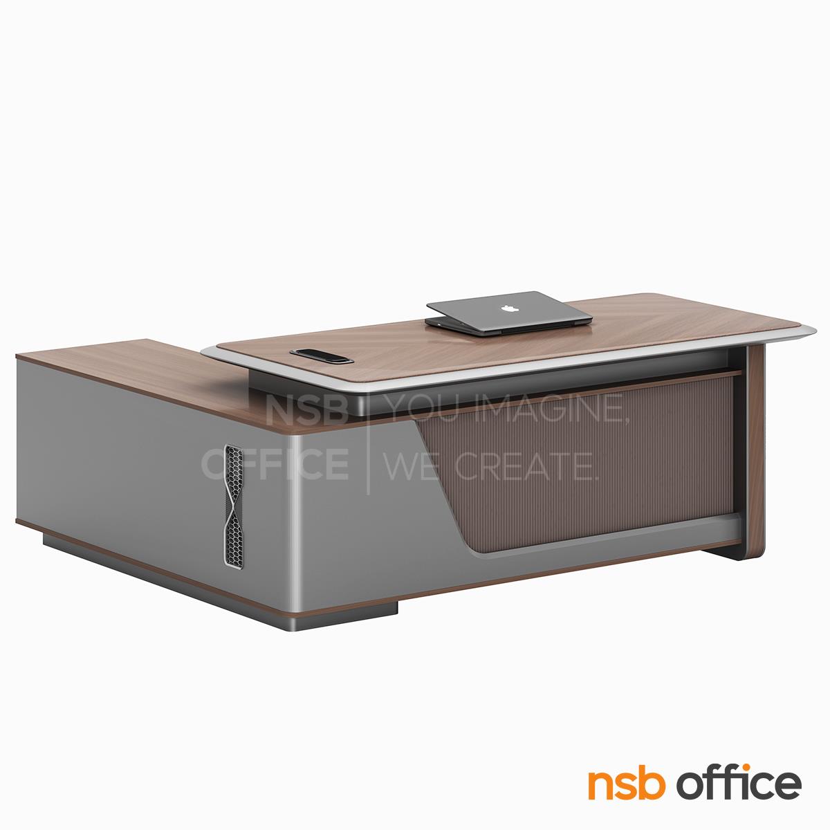 โต๊ะทำงานผู้บริหารตัวแอล รุ่น Harriet (แฮริเอ็ต)  ขนาด 200W cm.