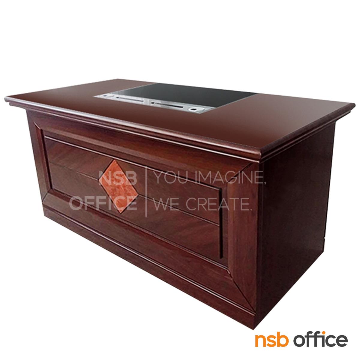 A06A159:โต๊ะผู้บริหารทรงตรง รุ่น Cameron (คาเมรอน) ขนาด 160W cm.  