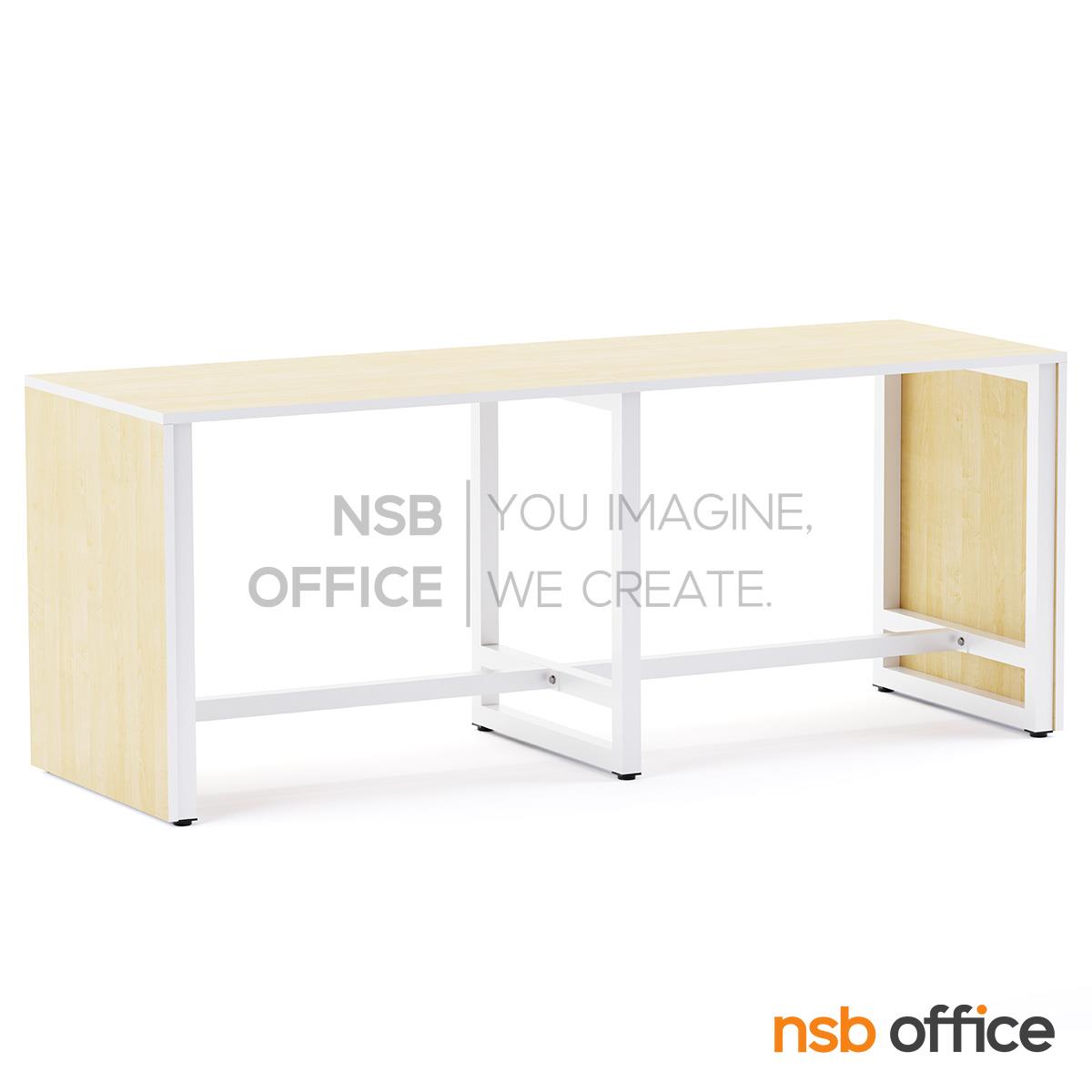 โต๊ะประชุมกลุ่มย่อย บาร์สูง รุ่น Scarlet (สกาเล็ต) 150W, 180W, 210W, 240W cm. แผ่นบังตาด้านข้าง