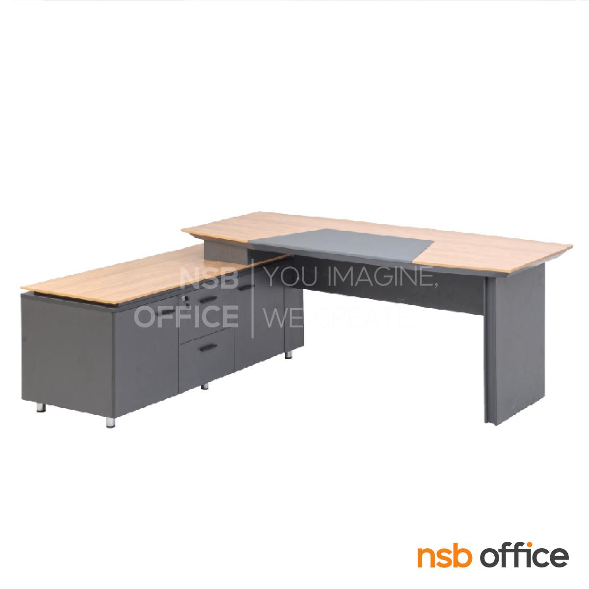 โต๊ะผู้บริหารตัวแอล รุ่น Sola (โซล่า) ขนาด 200W cm.  