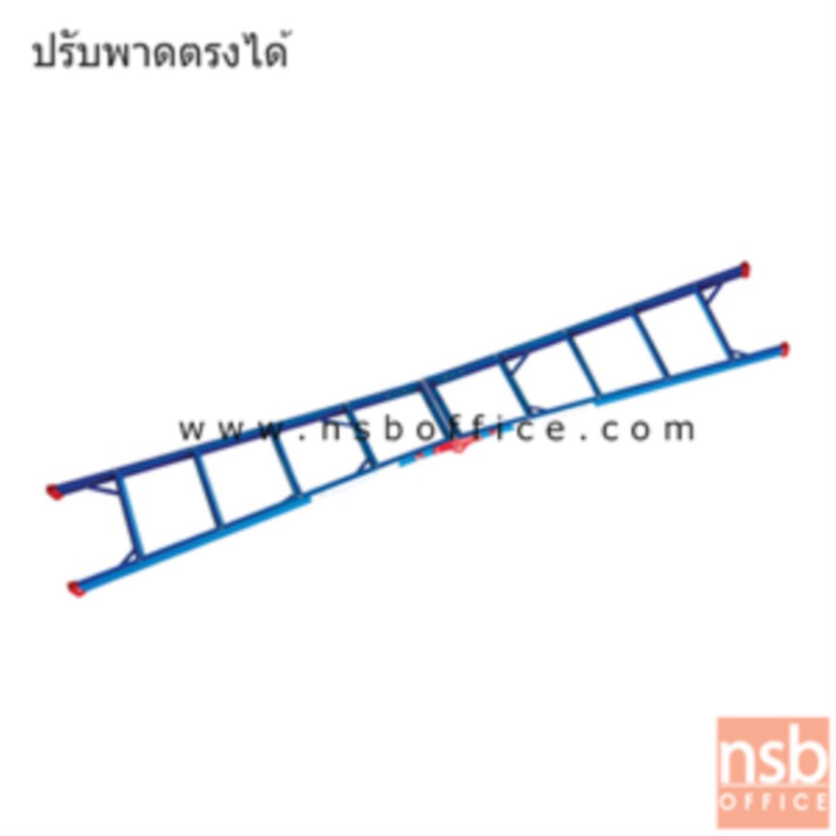 บันไดอลูมิเนียม 2 ทาง ปรับพาดตรงได้ รุ่น LD-TK  (4-8 ขั้น เคลือบสีน้ำเงิน) 