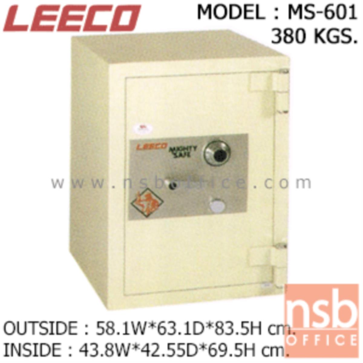 ตู้เซฟนิรภัย 380 กก. ลีโก้ รุ่น LEECO-MS-601 มี 1 กุญแจ 1 รหัส (เปลี่ยนรหัสไม่ได้)   