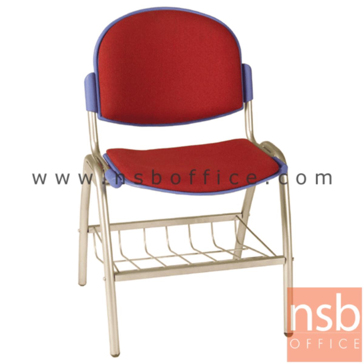 B05A046:เก้าอี้อเนกประสงค์เฟรมโพลี่ รุ่น A156-546  ขาเหล็กพ่นสี