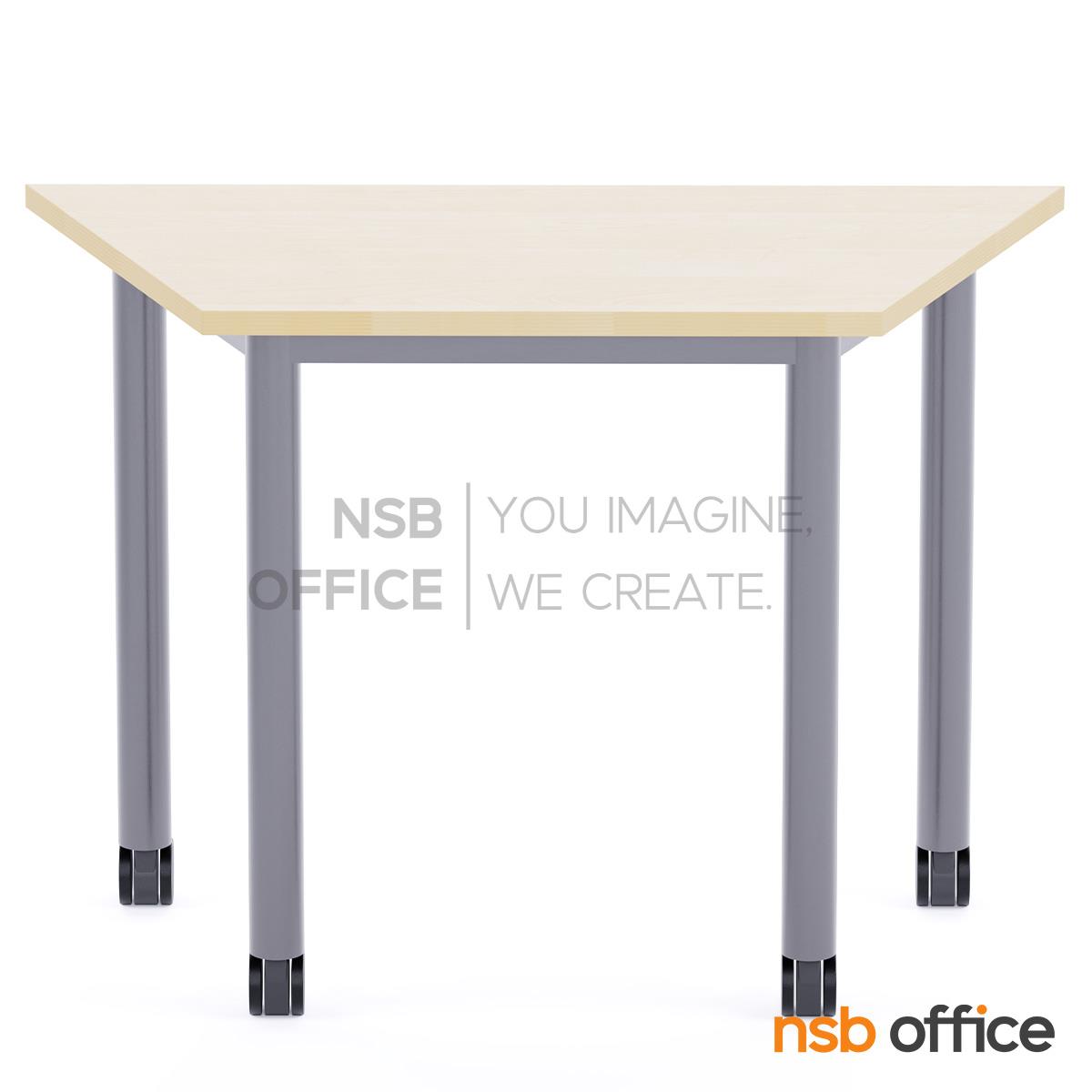 โต๊ะเรียนกิจกรรมทรงคางหมู รุ่น Octal 105, 120, 140W cm ล้อเลื่อน (สำหรับกลุ่ม 8 คน)