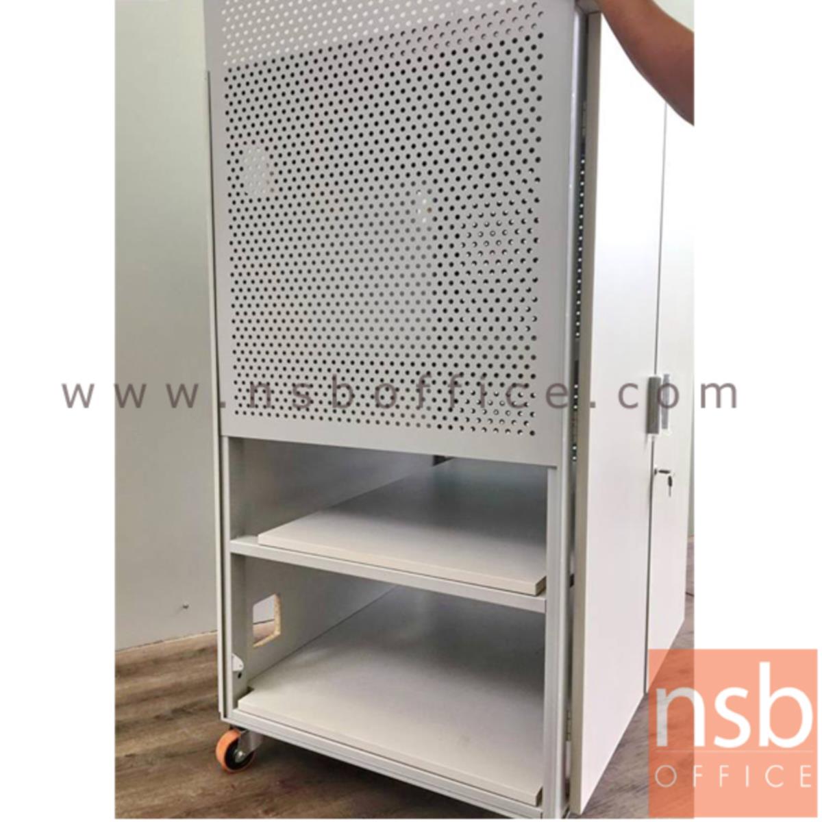 ตู้เก็บเครื่องมืออุปกรณ์ไฟฟ้าแบบเคลื่อนที่ได้  รุ่น NSB-2013 ขนาด 120W*150H cm. ลูกล้อพียู (รับผลิตนอกแบบ)