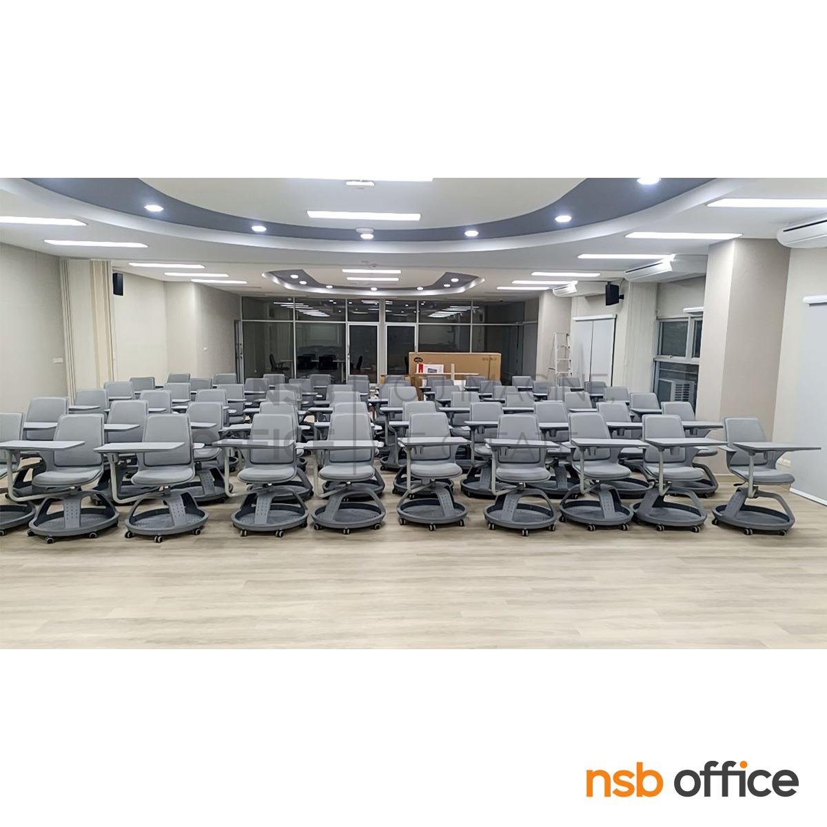 เก้าอี้เลคเชอร์เฟรมโพลี่ล้อเลื่อน รุ่น Thumbelina (ทัมเบลิน่า)  ฐานวางกระเป๋าได้ ล้อเลื่อน