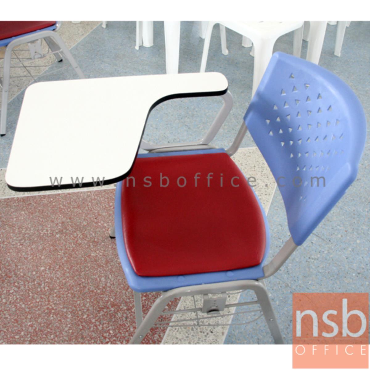 เก้าอี้เลคเชอร์เฟรมโพลี่ รุ่น C536-826 (มีตะแกรงวางของ) ขาเหล็กพ่นสี