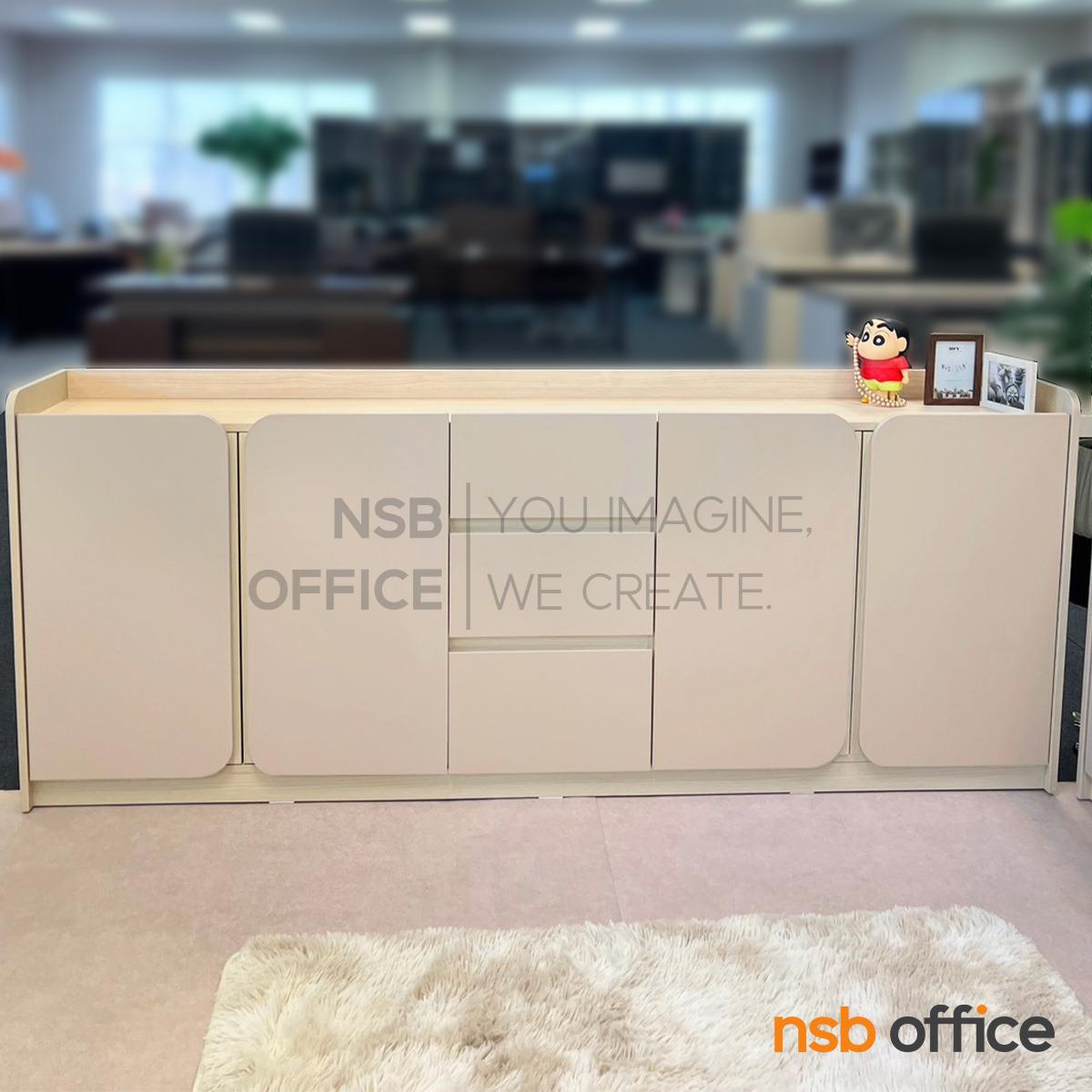 ตู้คอนโซล 4 บานเปิด 3 ลิ้นชัก รุ่น Shermie (เชอร์มี่) ขนาด 200W cm.  