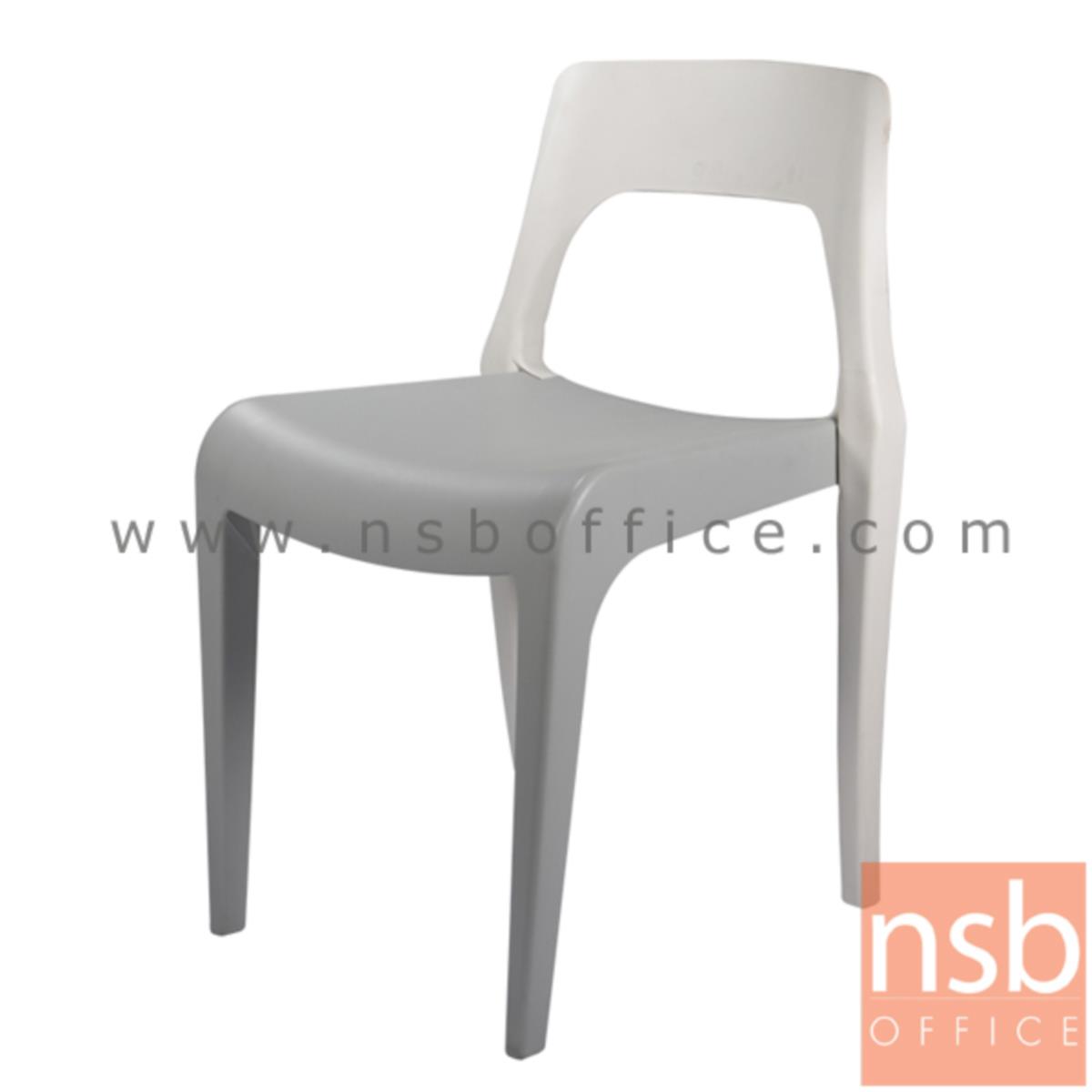 เก้าอี้โมเดิร์นพลาสติกล้วน(PP)สีสันทูโทน รุ่น PTN-PN9132 ขนาด 48W cm. 