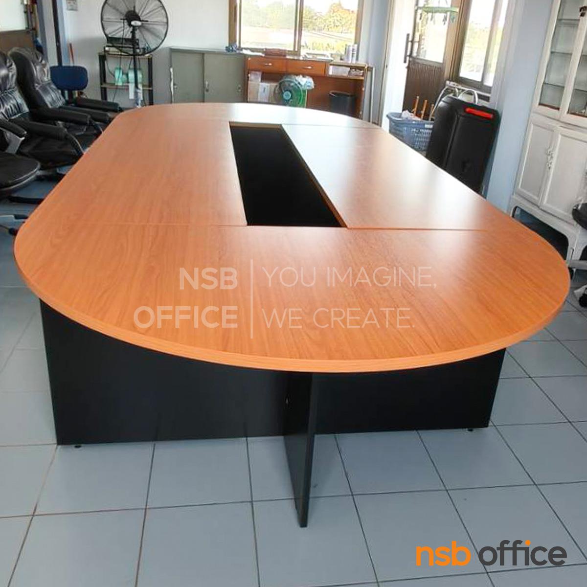 โต๊ะเข้ามุมครึ่งวงกลม รุ่น Culber ขนาด 120W ,150W cm. เมลามีนฟอยล์