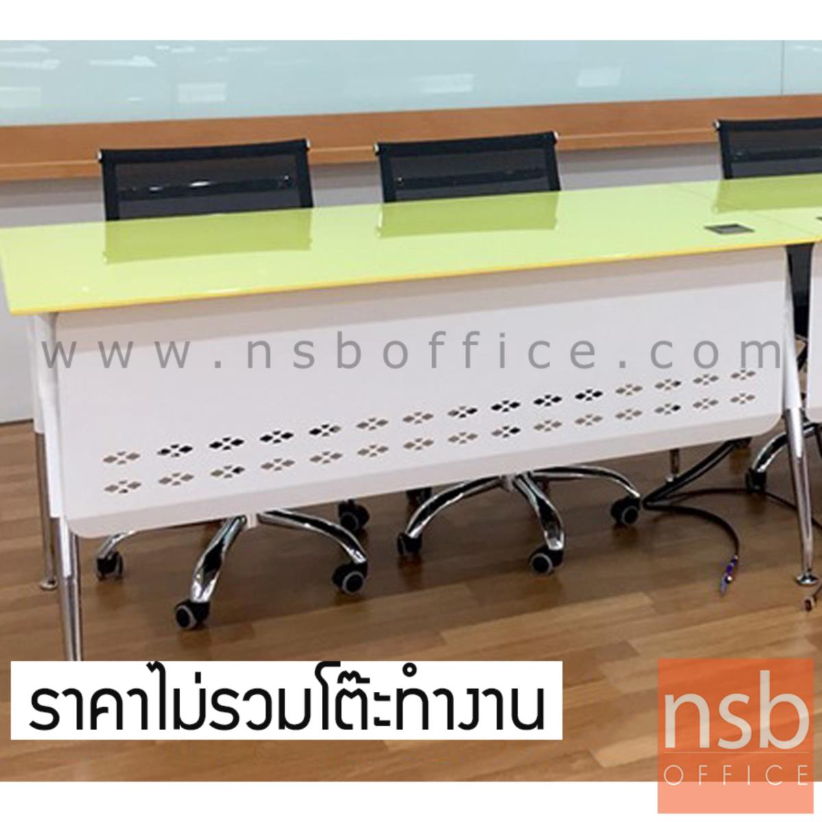 F52A028:แผ่นบังตาเหล็ก รุ่น PN-414 ขนาด 125W ,140W cm.  สำหรับติดตั้งใต้โต๊ะ