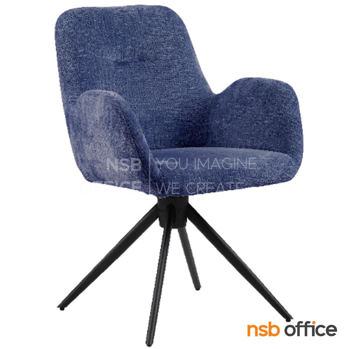 เก้าอี้โมเดิร์นหุ้มผ้า รุ่น Tivaros (ทิวารอส)  ขาเหล็ก