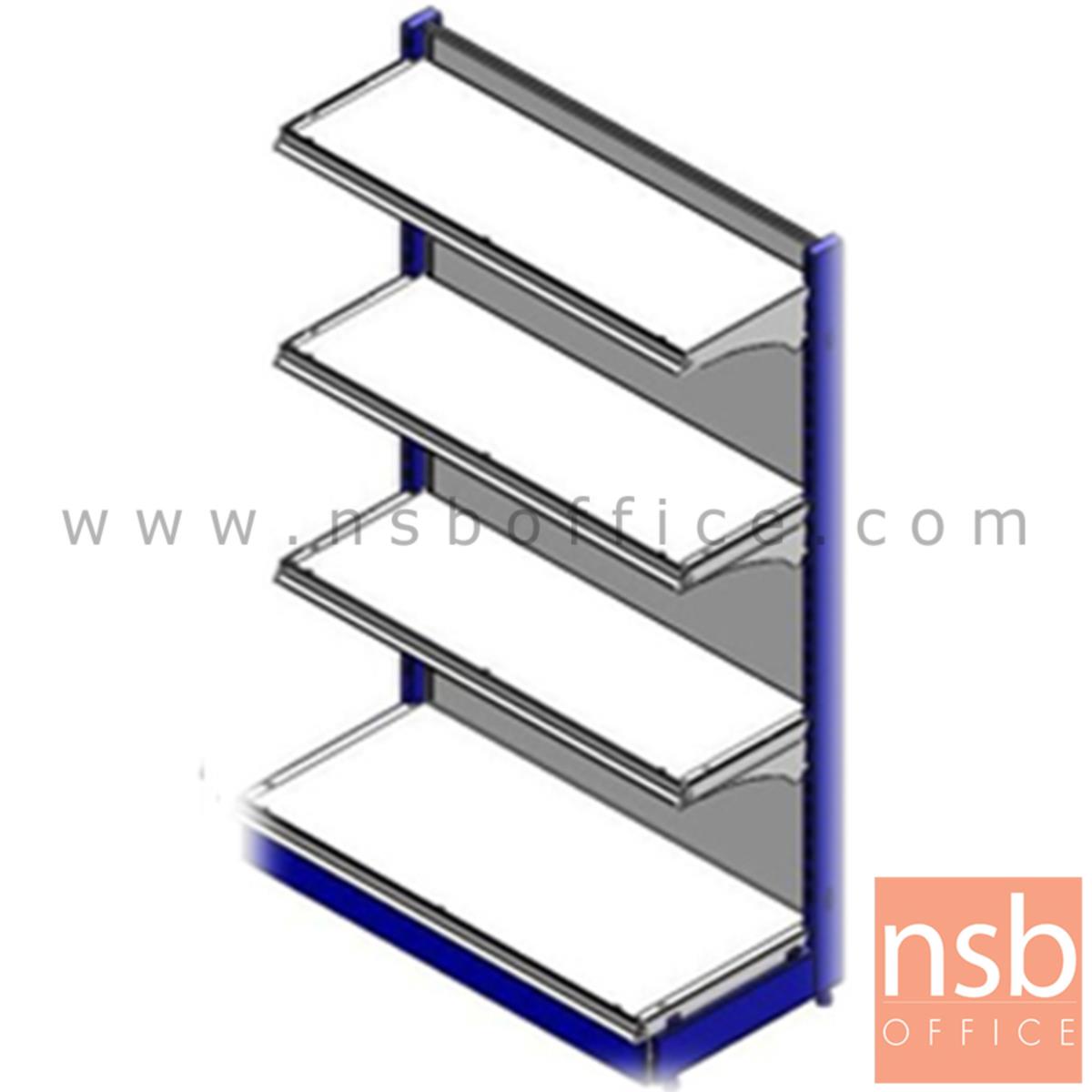 D06A020:ชั้นวางสินค้า 1 หน้าหลังทึบ 4 แผ่นชั้น รุ่น BRISBANE (บริสเบน) 40D cm. 