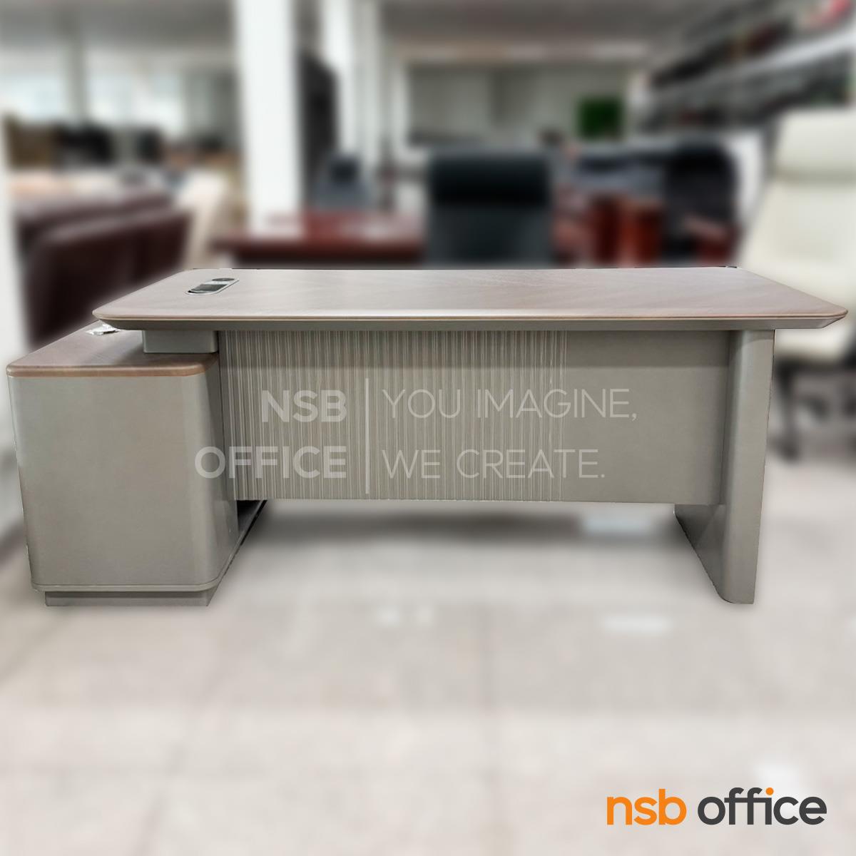 โต๊ะผู้บริหารตัวแอล รุ่น Kernion (เคอร์เนียน) ขนาด 200W cm.  