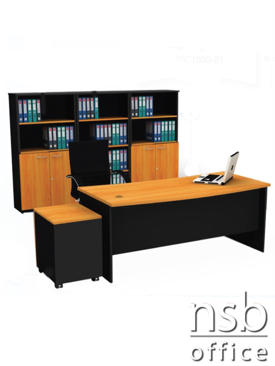  โต๊ะผู้บริหารหน้าโค้งเสี้ยวพระจันทร์ 