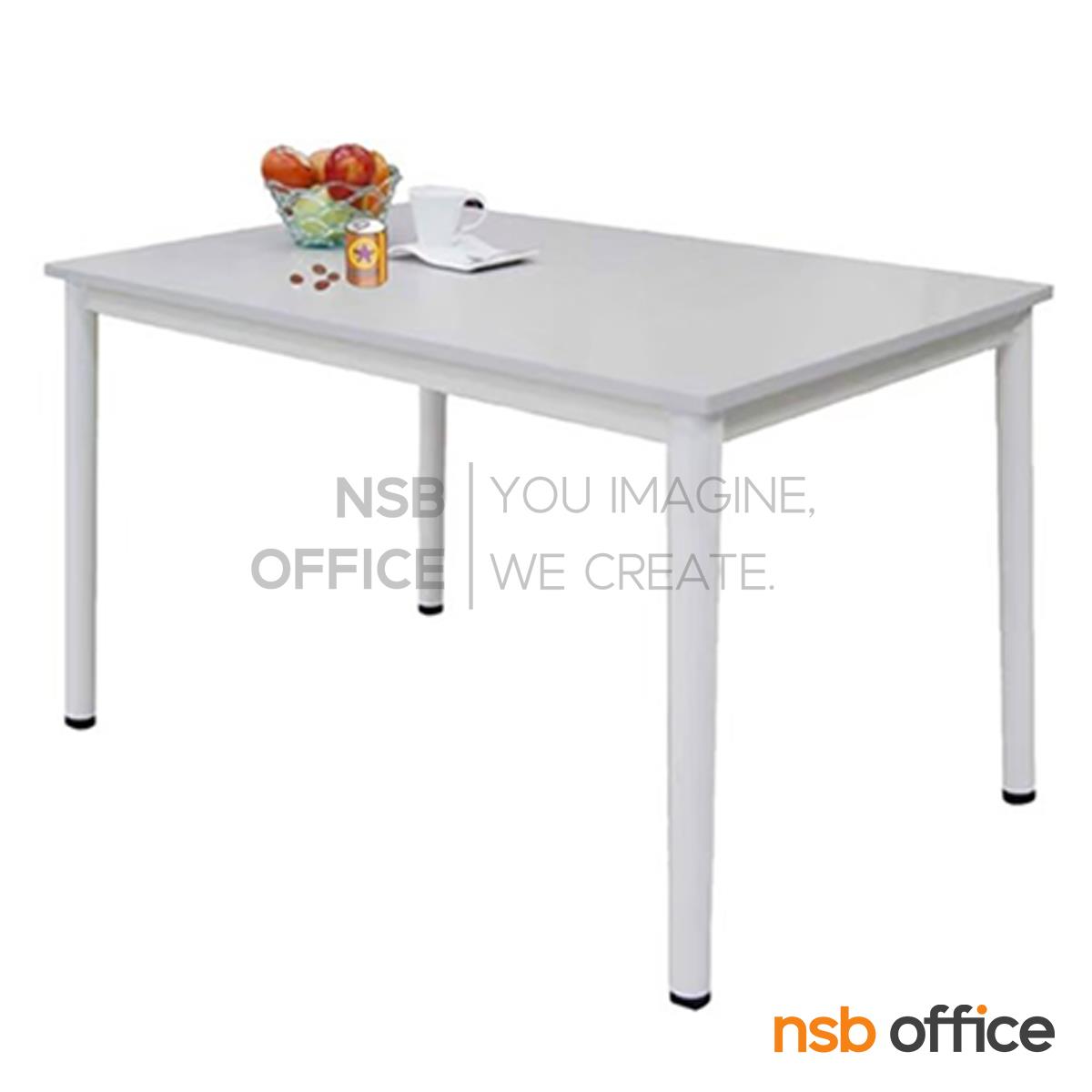 G14A293:โต๊ะรับประทานอาหาร รุ่น Feneil (ฟีเนลล์) ขนาด 120W ,150W cm. ขาเหล็ก