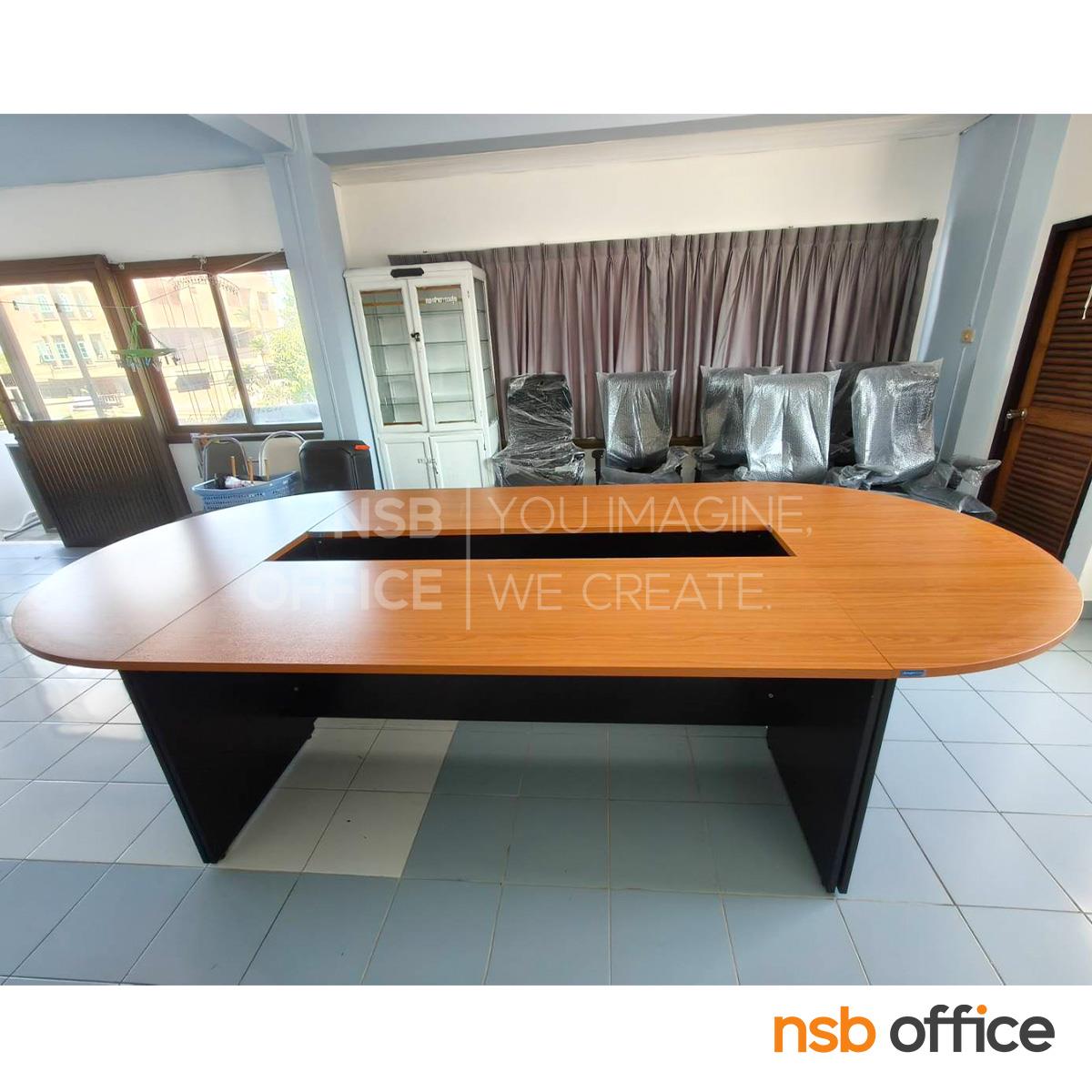 โต๊ะเข้ามุมครึ่งวงกลม รุ่น Culber ขนาด 120W ,150W cm. เมลามีนฟอยล์