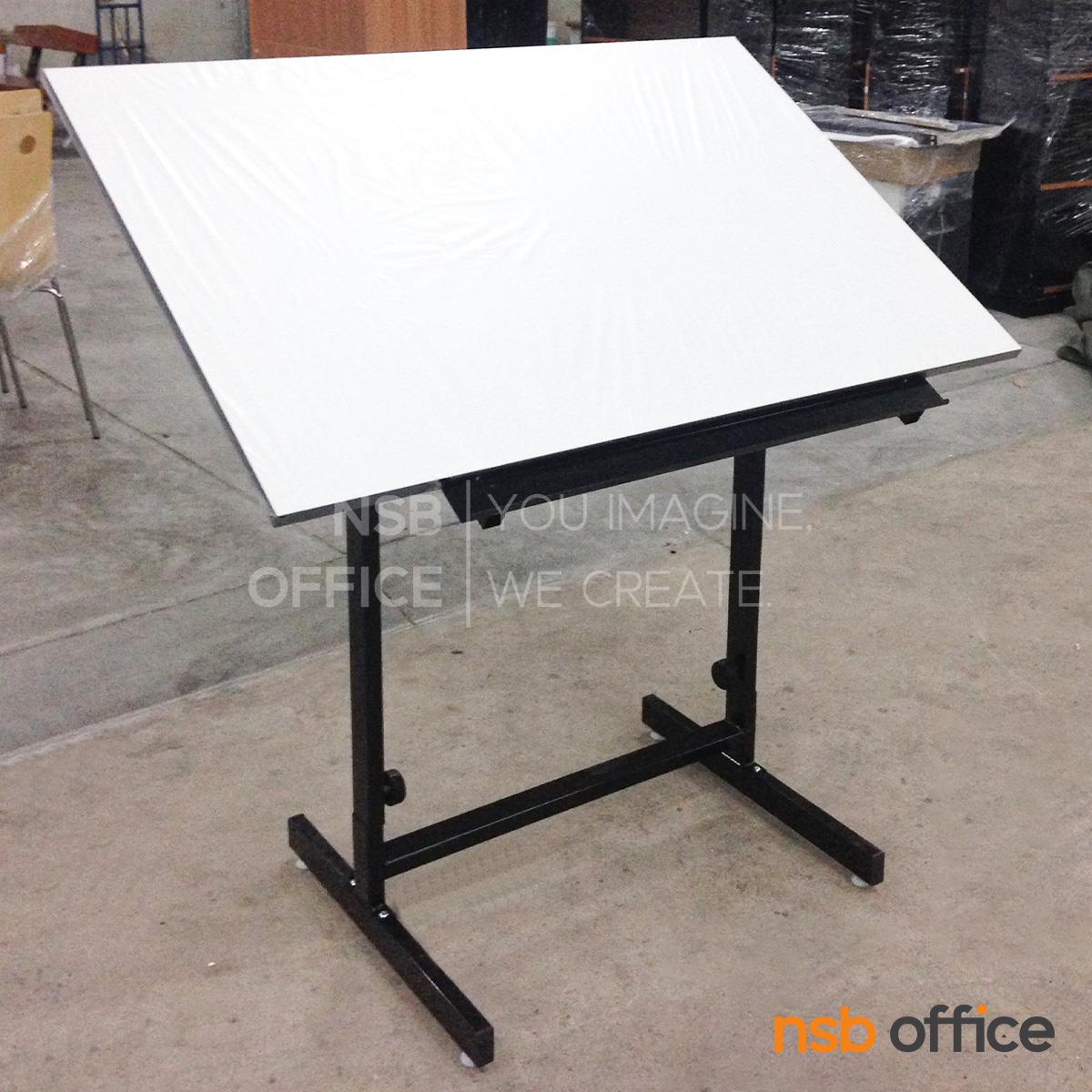 โต๊ะเขียนแบบ 80W*60D*95.3H cm. ปรับองศาได้ มีตะแกรงข้างใต้ รุ่น DT-6080 