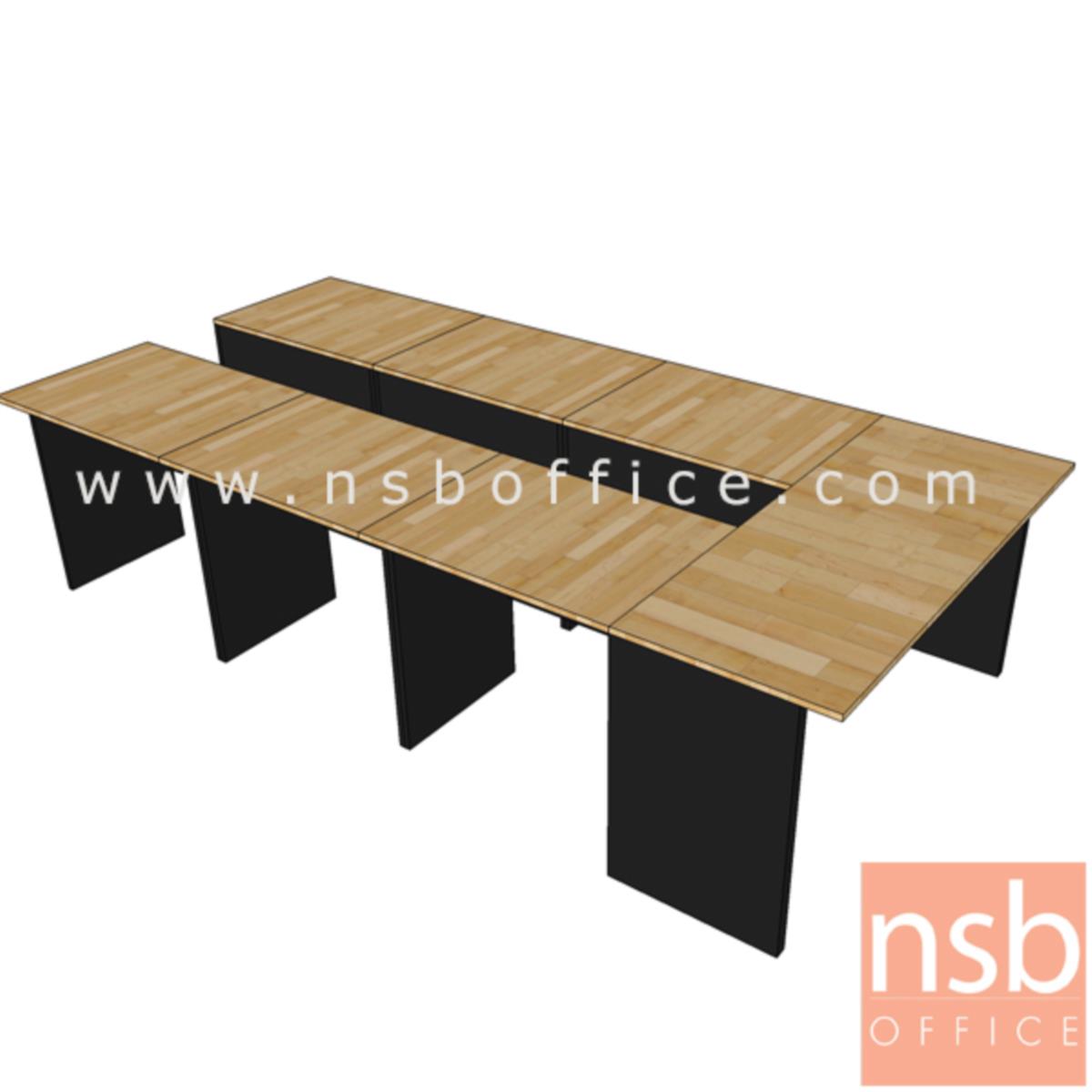  โต๊ะประชุมหน้าตรง 60D cm.