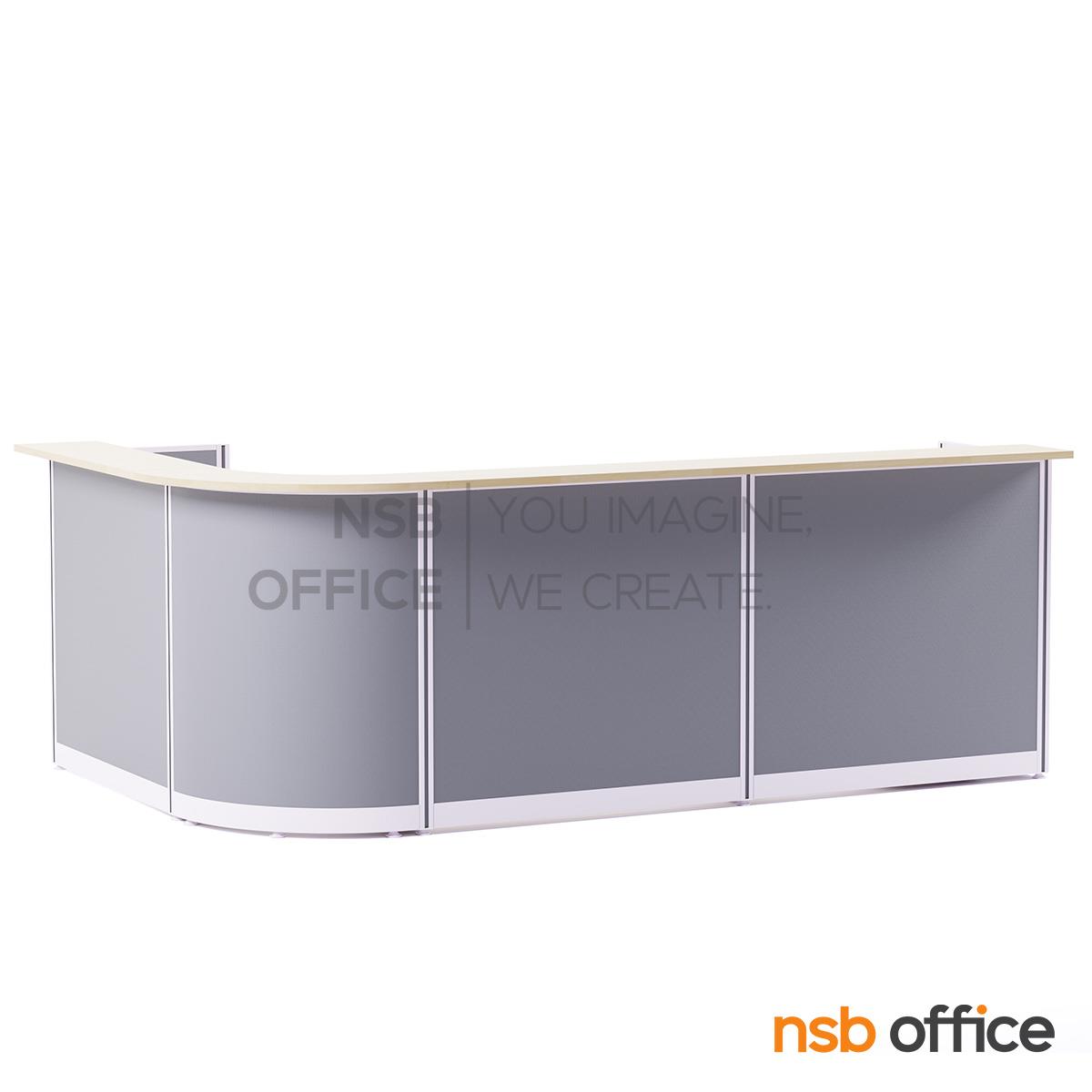 เคาน์เตอร์ตัวแอล รุ่น Westley (เวสต์ลีย์)  พร้อมตู้ลิ้นชักและรางคีย์บอร์ด