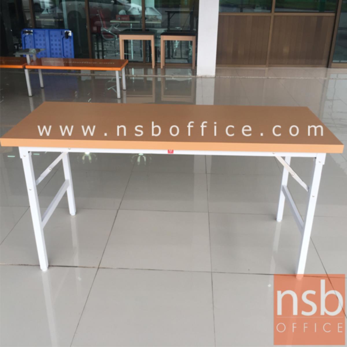 โต๊ะพับหน้าเหล็ก  รุ่น FGS-60150, รุ่น FGS-60180 ขนาด 150W และขนาด 180W cm. ขาเหล็กพ่นสี