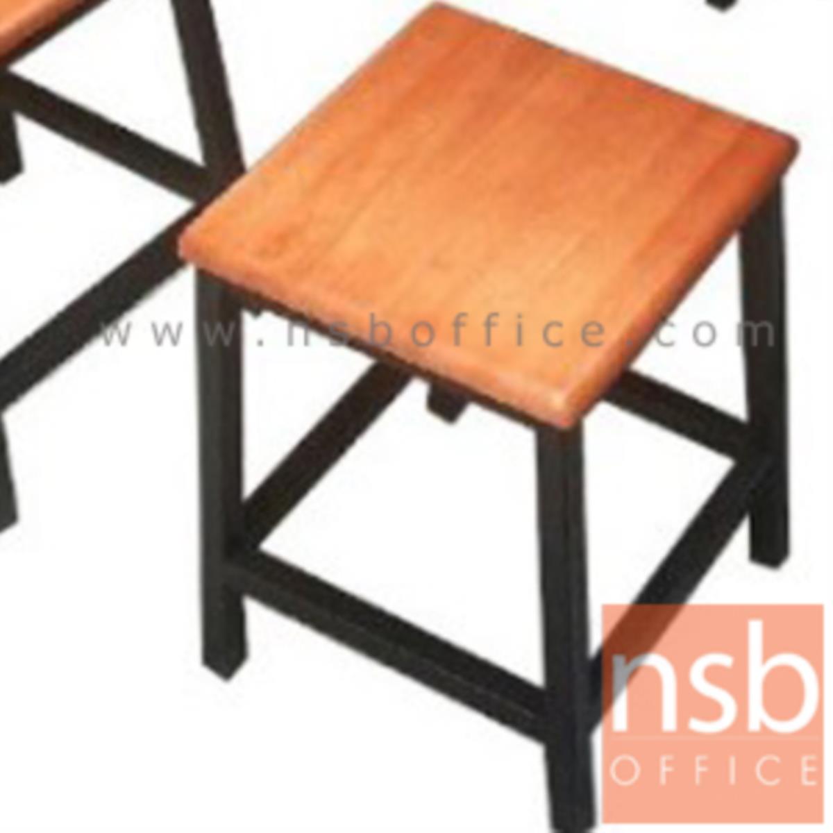 B10A085:เก้าอี้บาร์สตูลที่นั่งเหลี่ยม  ขนาด 27W cm. โครงเหล็กหนา