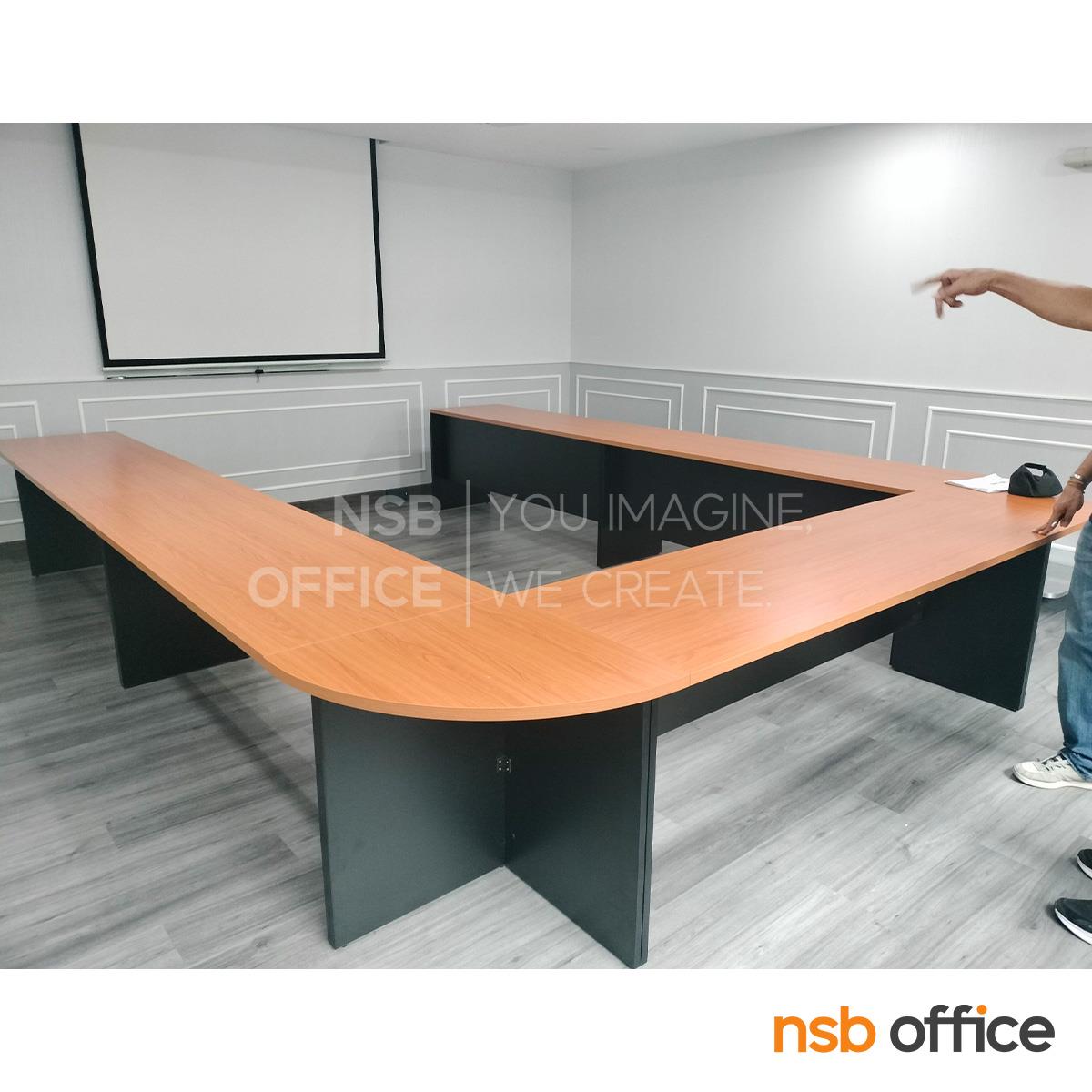 โต๊ะเข้ามุมทรงโค้ง รุ่น Vernier (เวอร์เนียร์) เมลามีน 