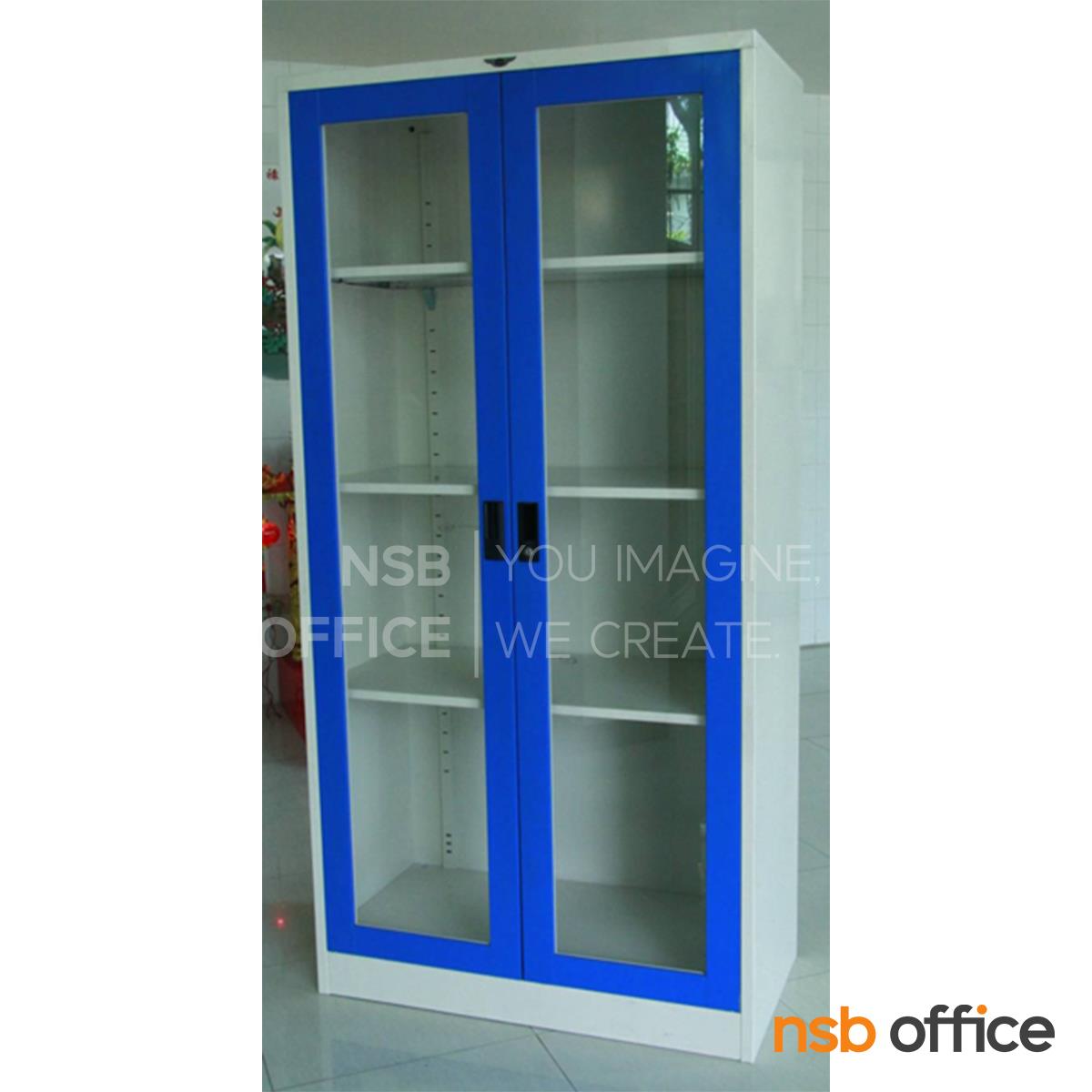 ตู้เอกสารเหล็ก 2 บานเปิด รุ่น  Cavill (แควิลล์) ขนาด 91.4W*183H cm. กุญแจล็อค