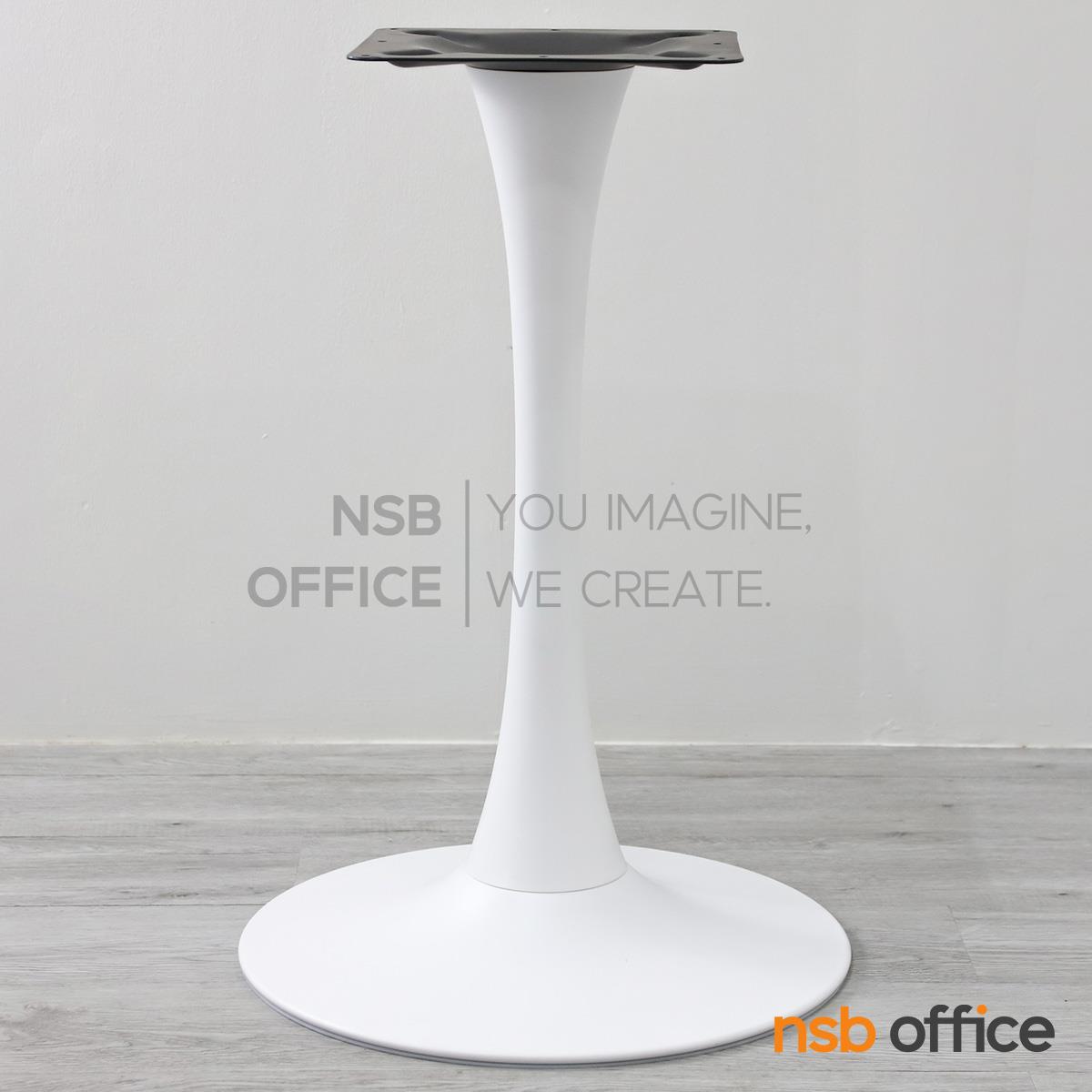 ขาโต๊ะทรงแจกันกลม รุ่น Vincent (วินเซนต์)  โครงเหล็กทำสีขาว