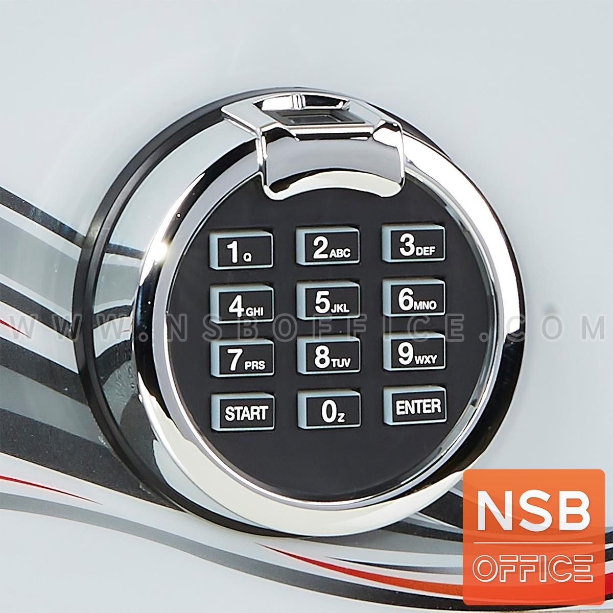 ตู้เซฟนิรภัยดิจิตอลระบบสแกนนิ้วมือ 250 กก.  รุ่น PRESIDENT-SB50DF 1 กุญแจ 1 รหัส 