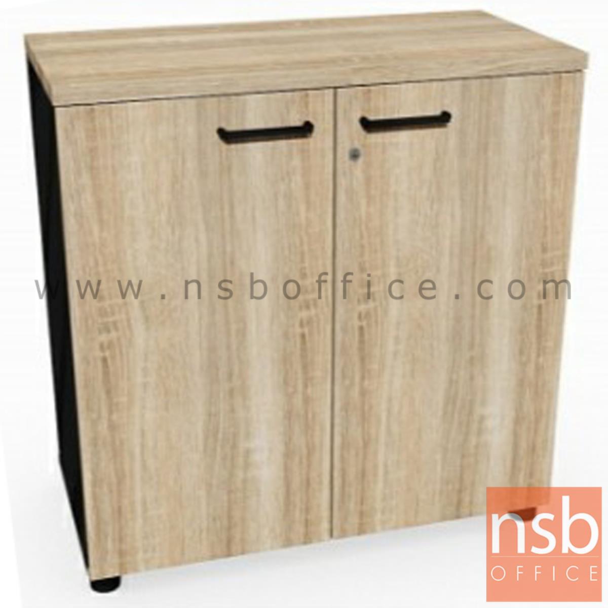 โครงสร้างตู้ผลิตจากไม้ปาติเกิ้ล เคลือบผิวเมลามีน กันชื้น กันร้อน กันรอยขีดข่วน  ตู้เอกสาร 2 บานเปิด 