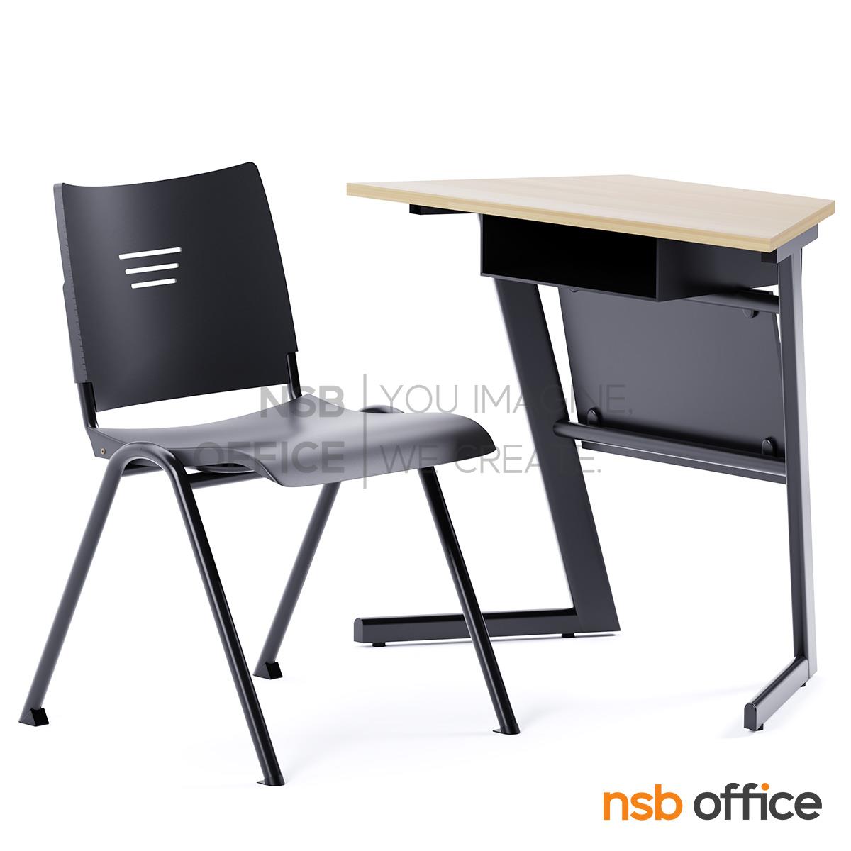 ชุดโต๊ะและเก้าอี้นักเรียน รุ่น Gothic (โกล์ทลิค)  มีช่องเก็บหนังสือ