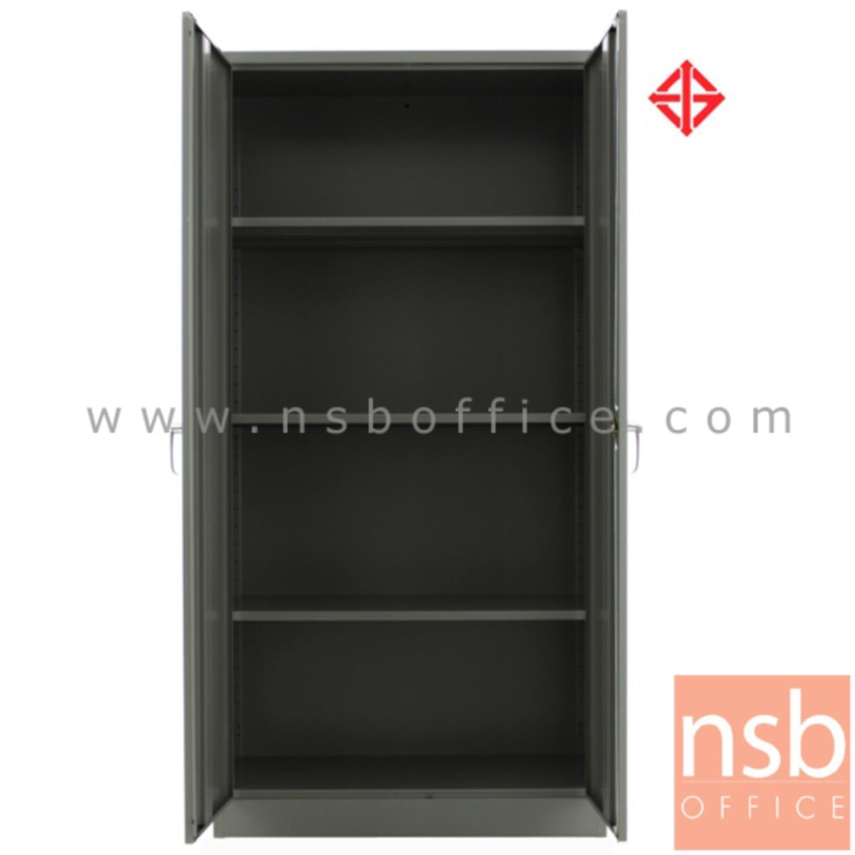 ตู้เอกสารเหล็ก 2 บานเปิด รุ่น Kimmel (คิมเมล) ขนาด 92W*183H cm. มือจับบิด (มาตรฐาน มอก. 353-2566 0.6 mm)