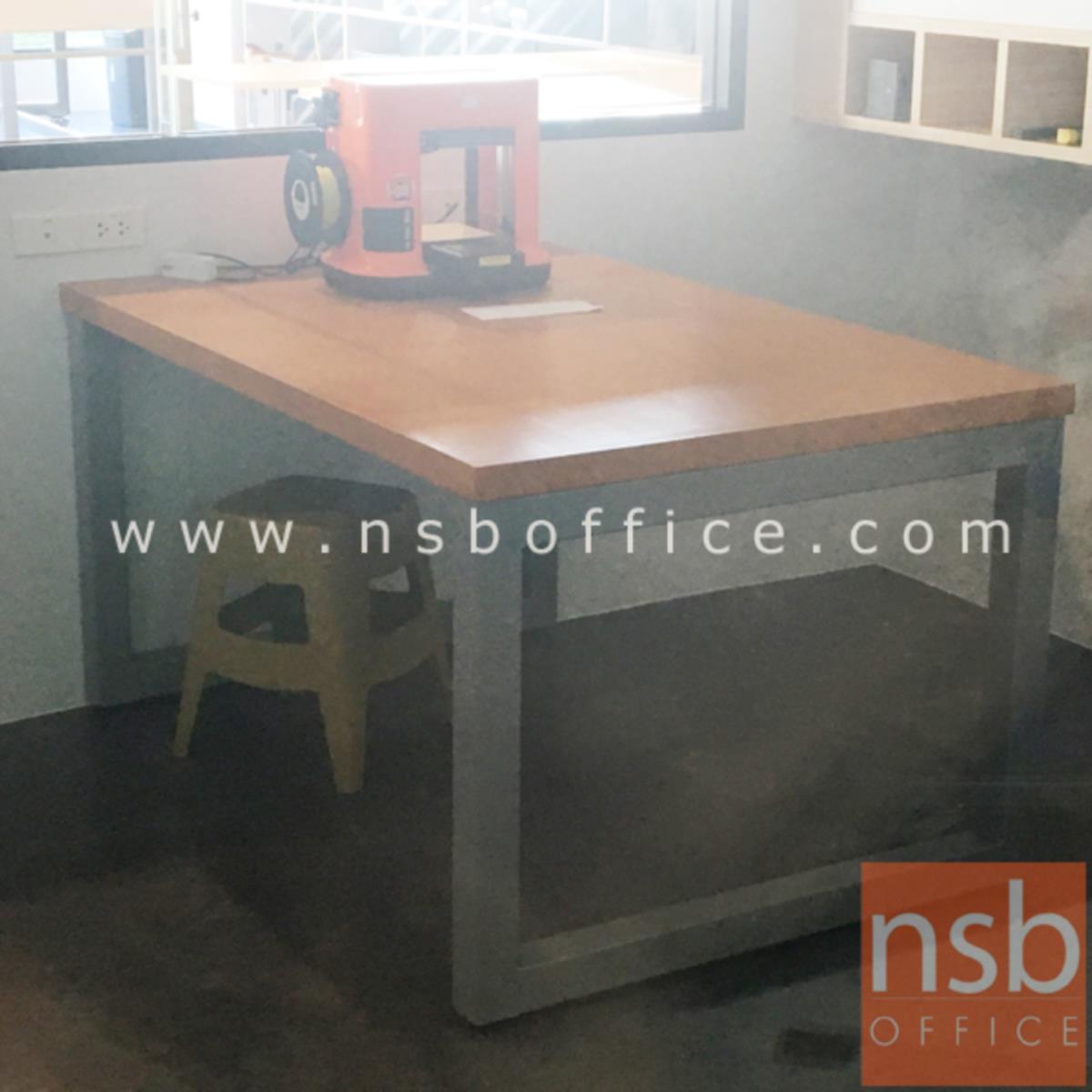 โต๊ะทำงานช่าง หน้าไม้เนื้อแข็ง รุ่น BNS-1234 150W , 180W ขาเหล็ก