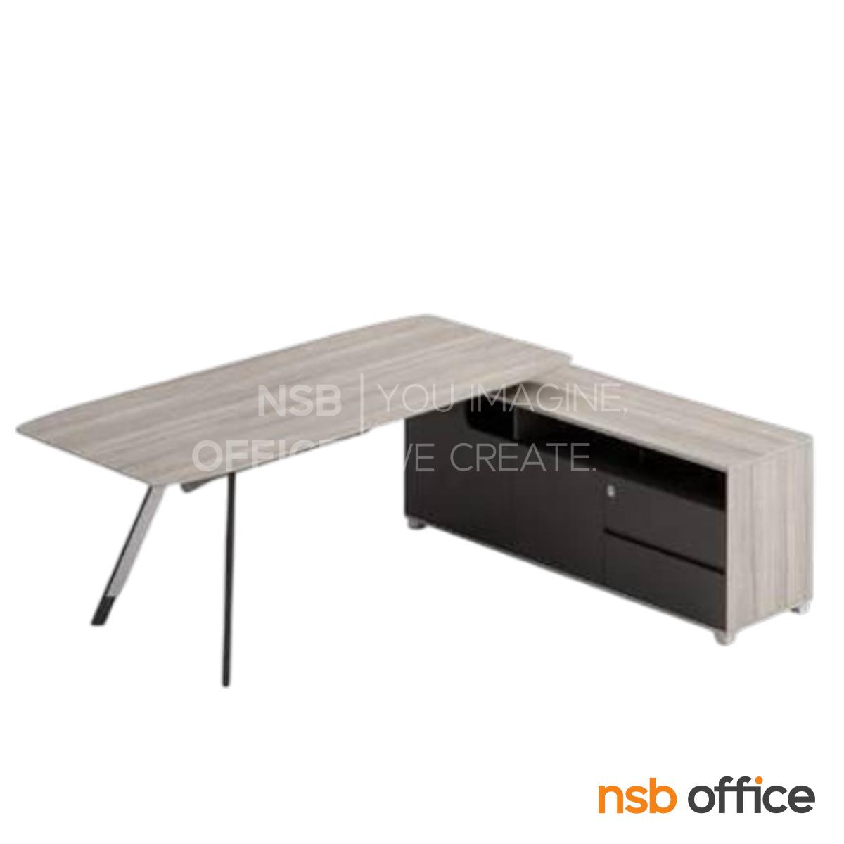 โต๊ะผู้บริหารตัวเเอล รุ่น Nevika (เนวิก้า) ขนาด 200W cm. 