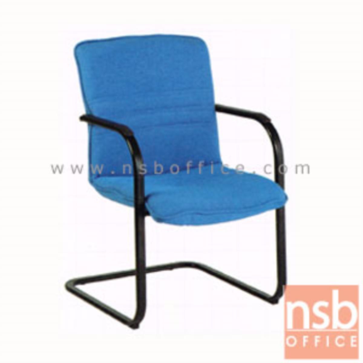 เก้าอี้รับแขกขาตัวซี รุ่น CH-13685-B  ขาเหล็กพ่นดำ