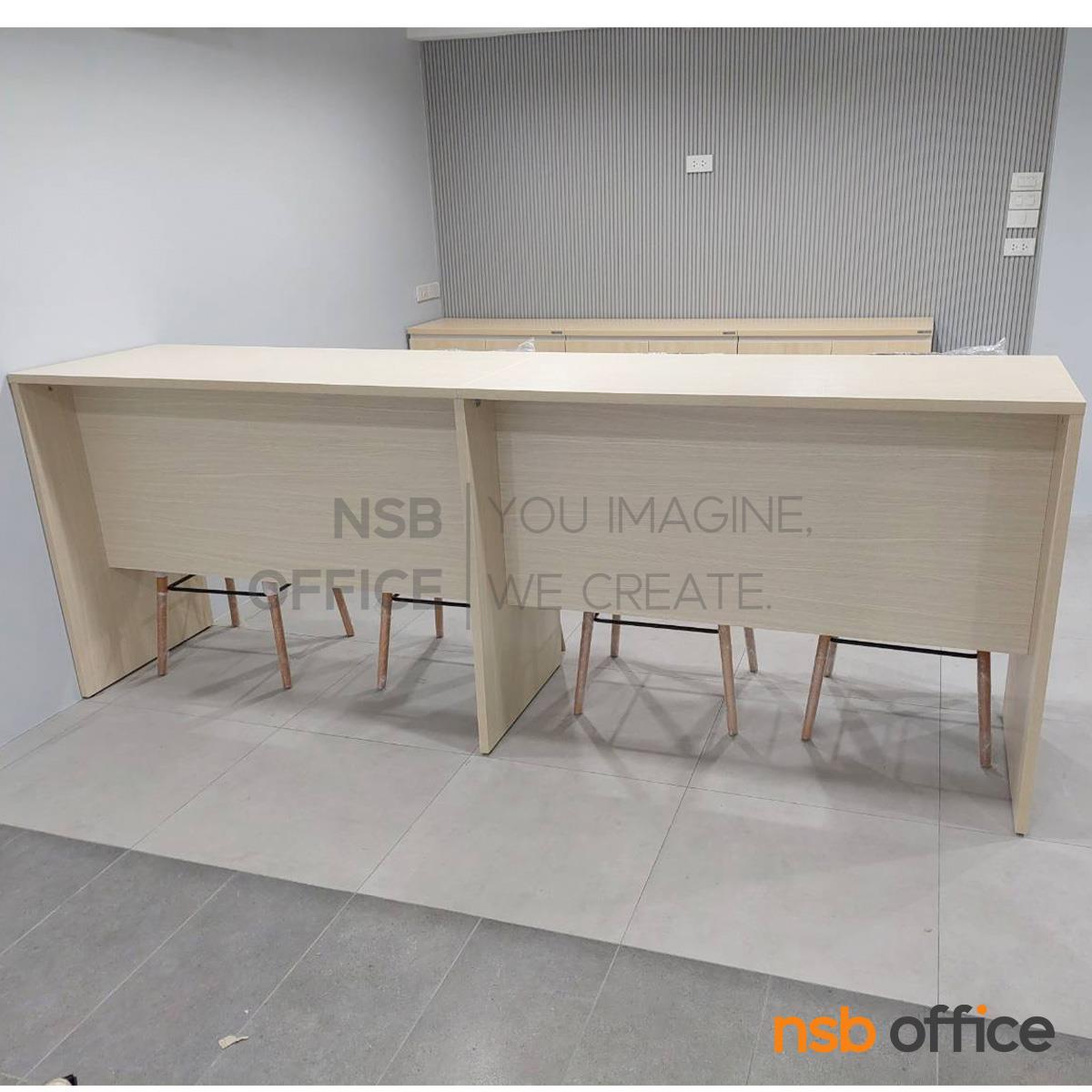 โต๊ะบาร์ยาว รุ่น Norielle (โนริเอล) ขนาด 270W*60D*100H cm. เมลามีน