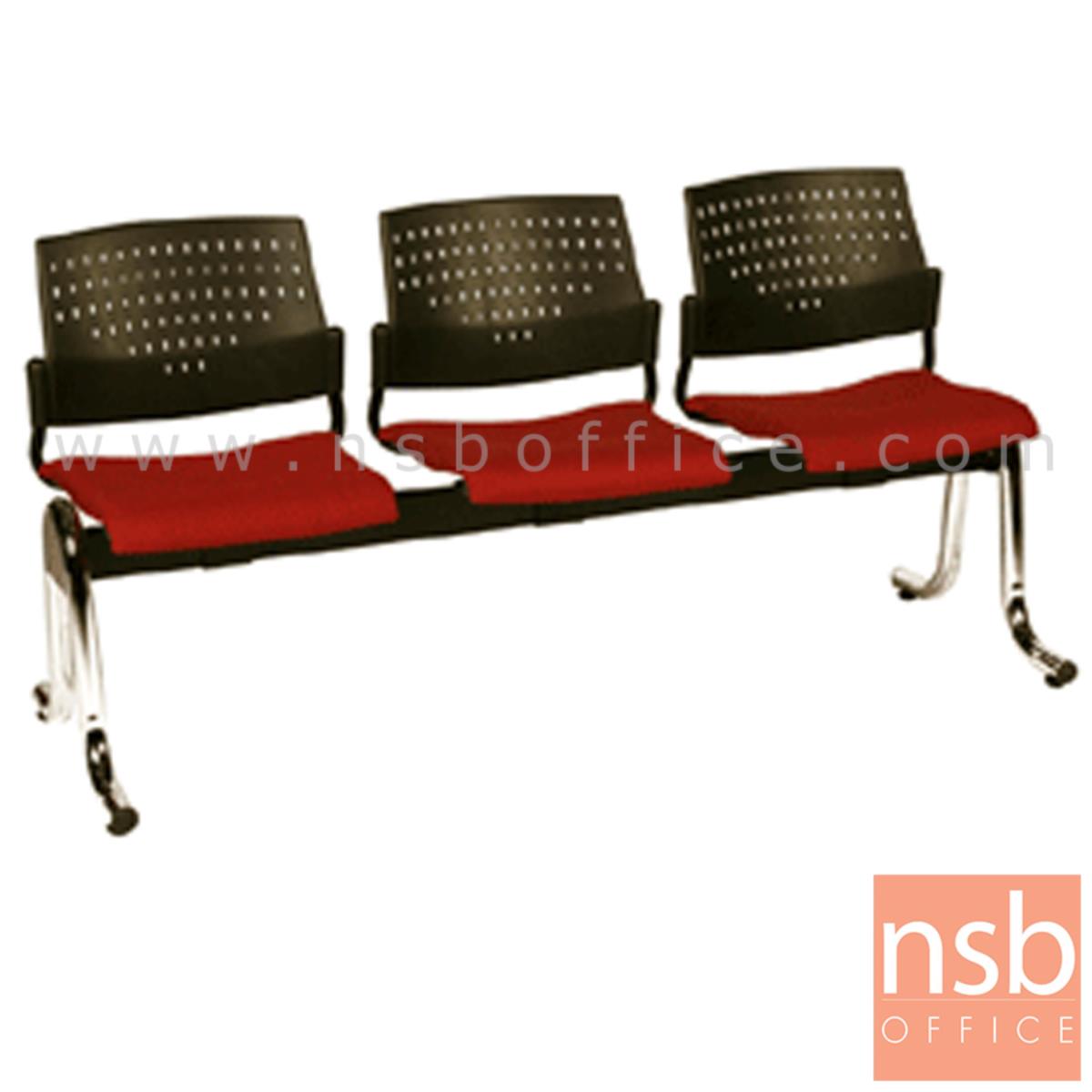 B06A047:เก้าอี้นั่งคอยเฟรมโพลี่หุ้มเบาะ รุ่น B816 2 ,3 ,4 ที่นั่ง ขนาด 104W ,162W ,213W cm. ขาเหล็ก