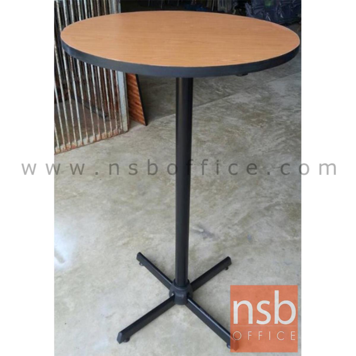 โต๊ะหน้าไม้ รุุ่น SCHLESWIG (ชเลสวิก) ขนาด 60Di cm. ขาเหล็ก